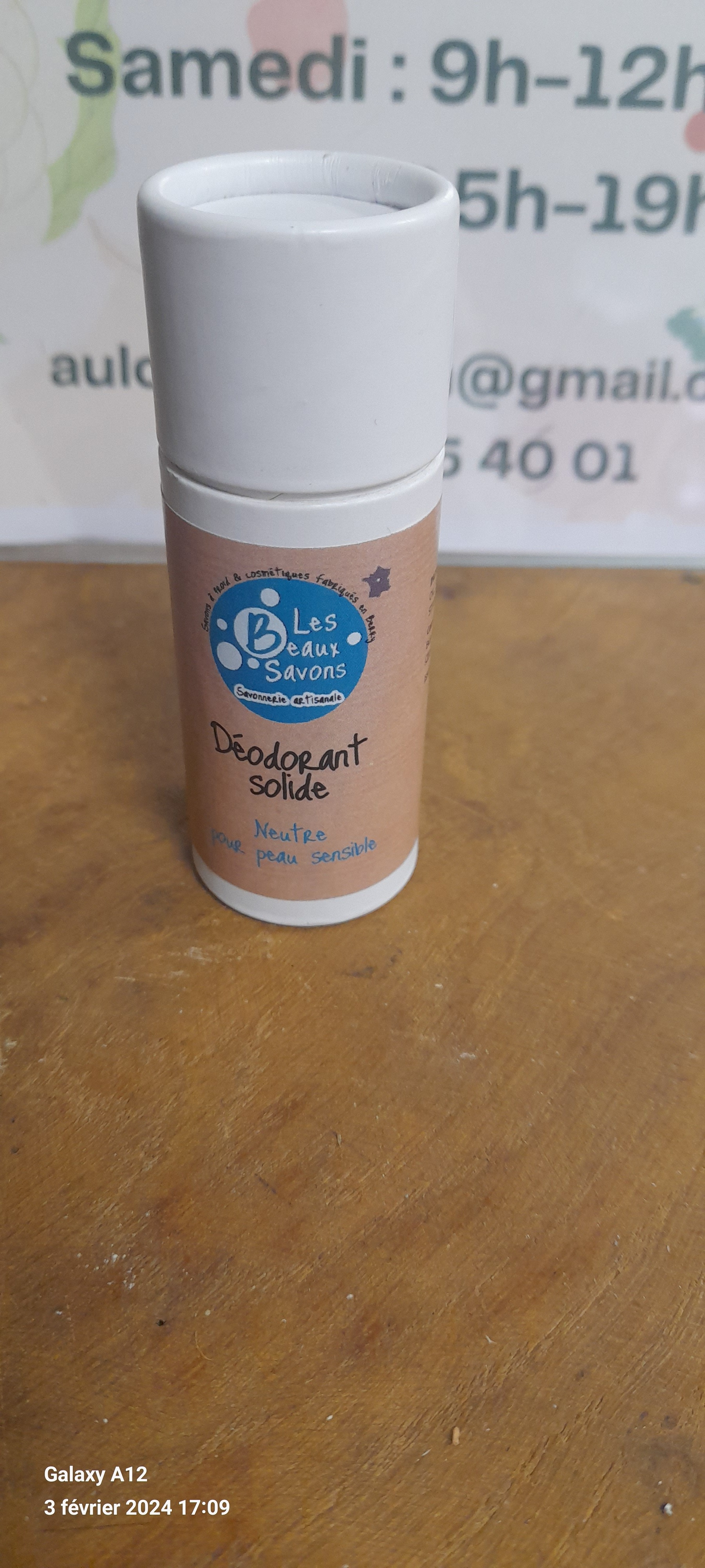 Stick Deodorant Neutre Carton Recycable 45G