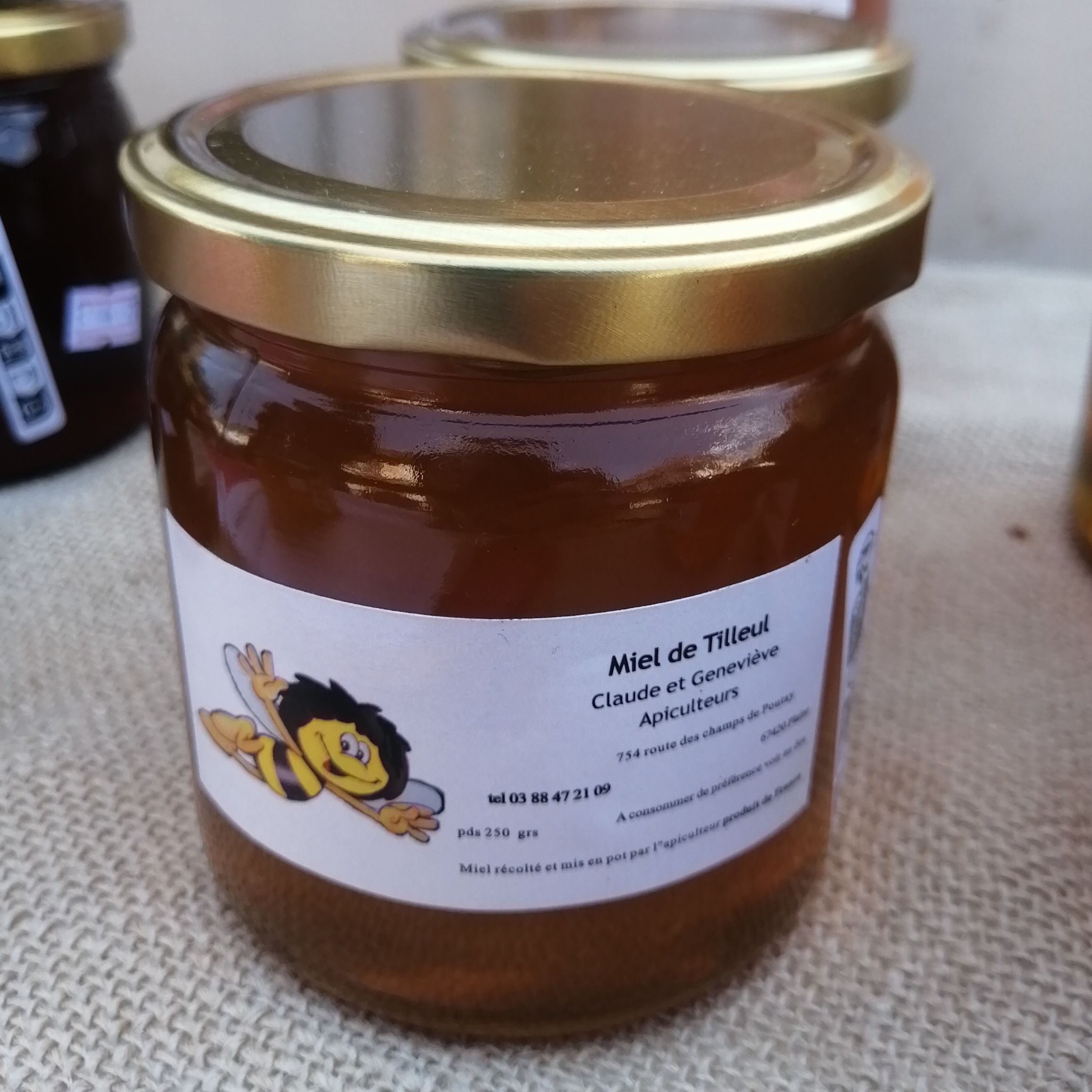 Miel de Tilleuil - 500g - Rucher Miel'Air