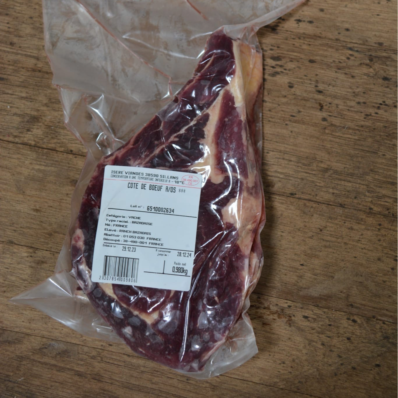 Cote de Bœuf - 900g