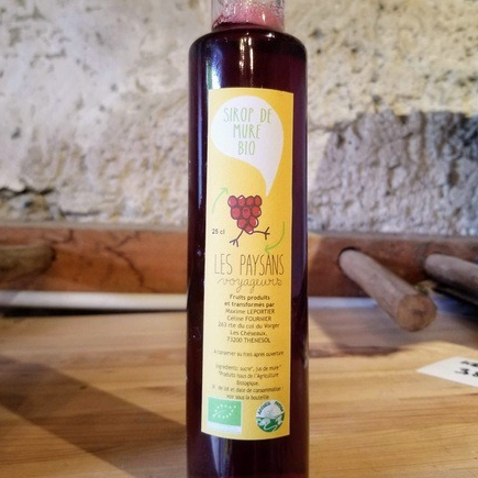 Sirop de Fraises (1 bouteille de 25cL)