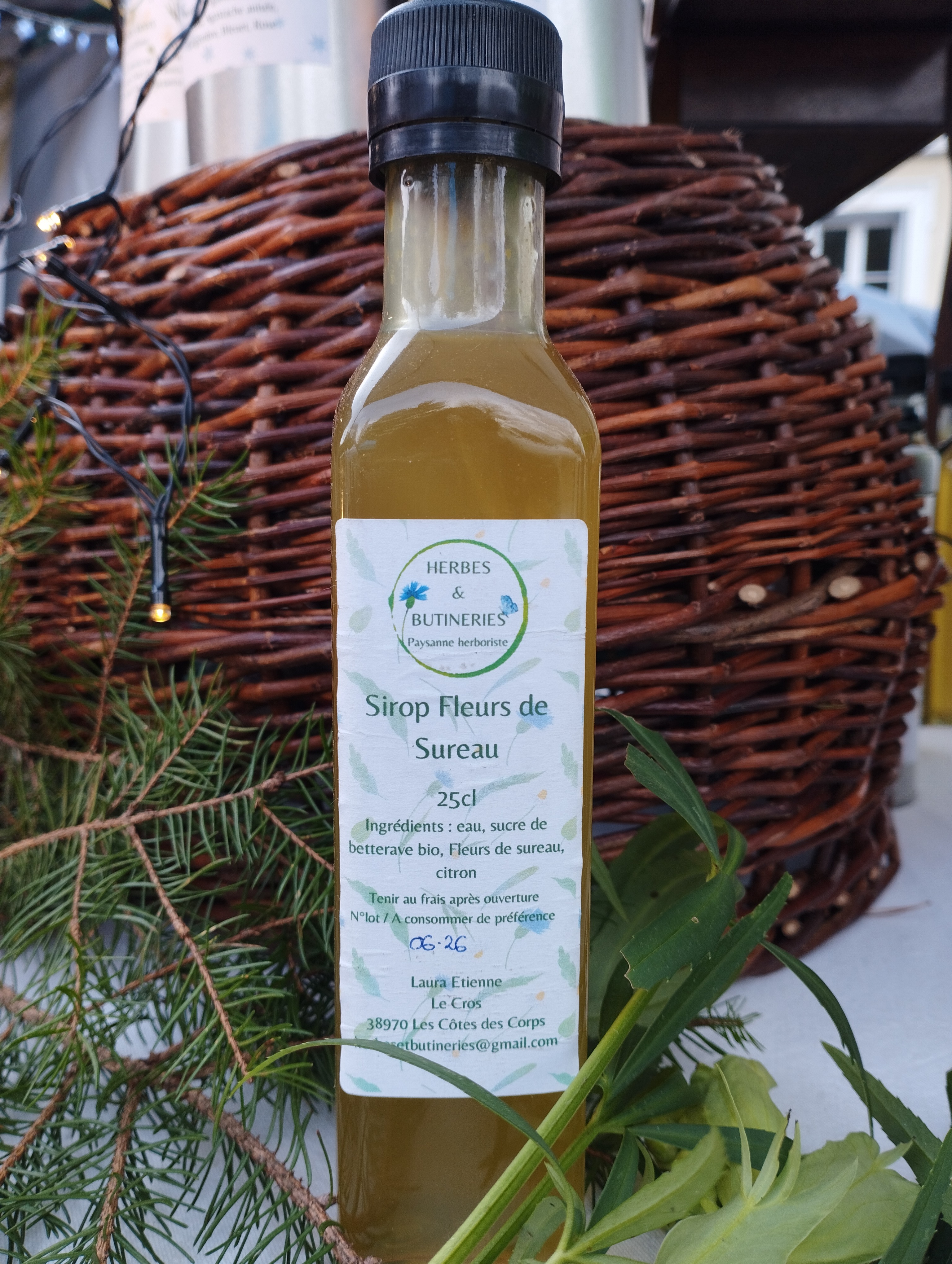 Sirop Fleurs de sureau - 25cl - 565g