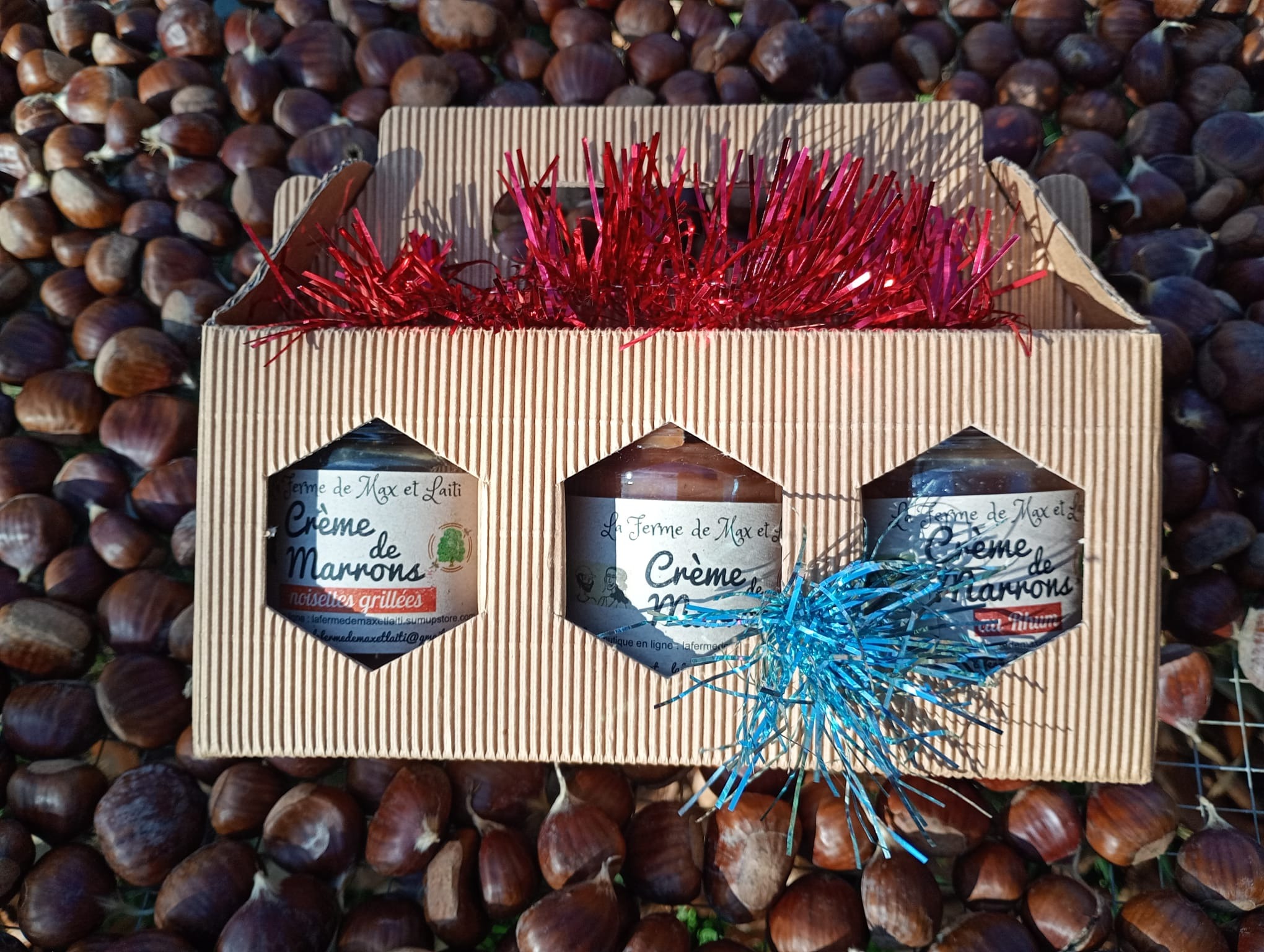 coffret  crèmes de marrons (240gx3)