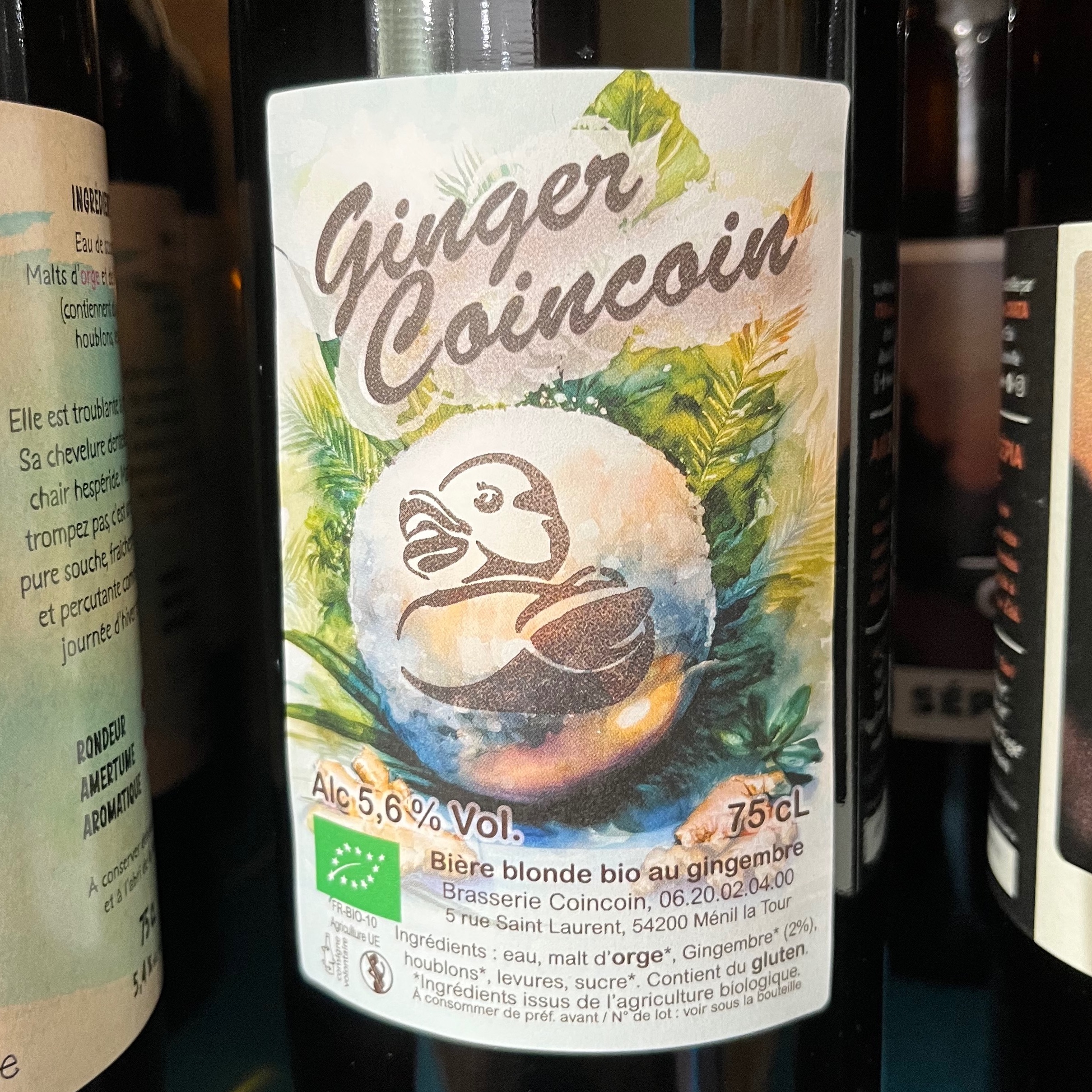 BIÈRE 75CL GINGEMBRE (COIN COIN)