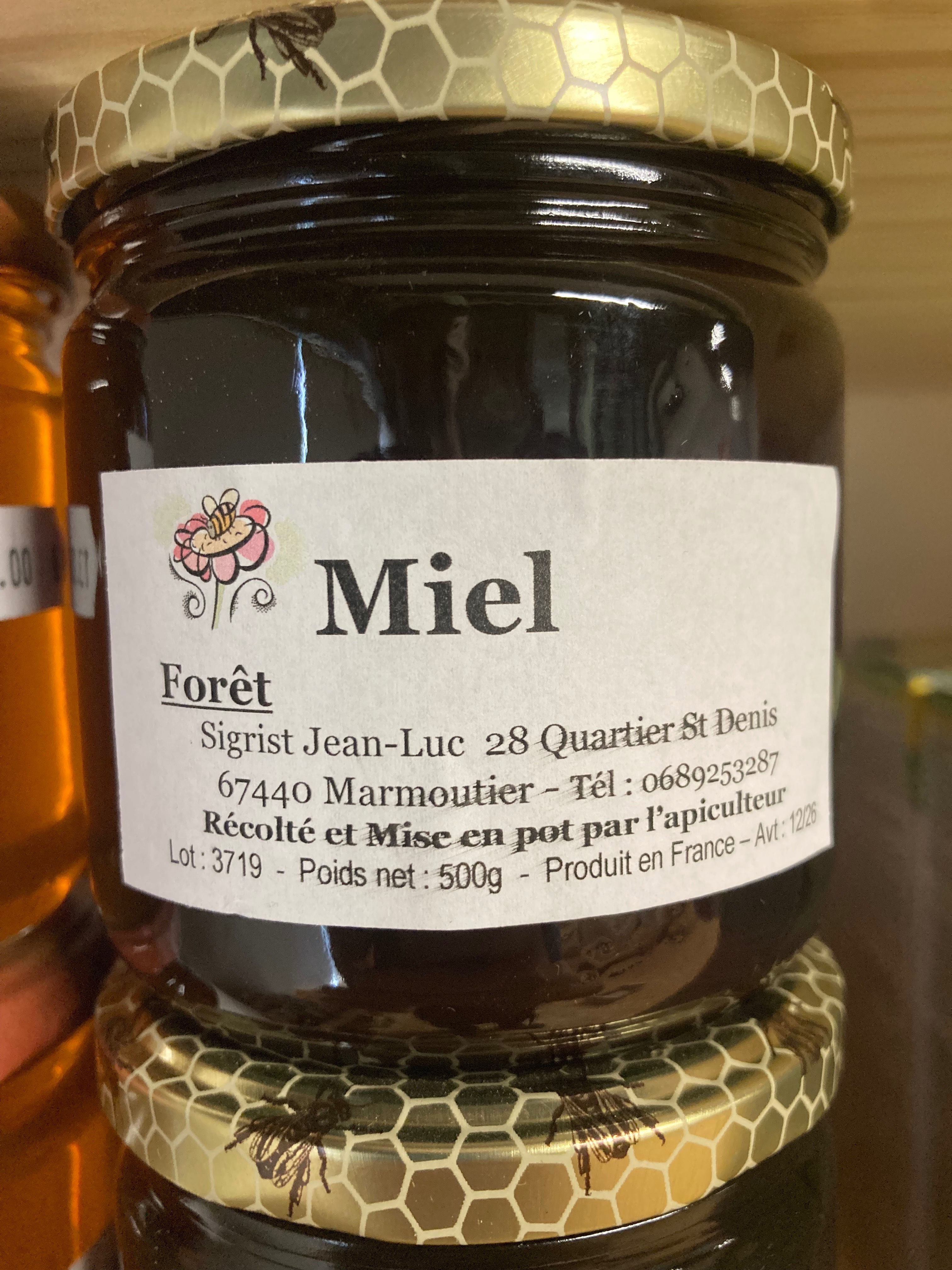 Miel / Forêt - 500g