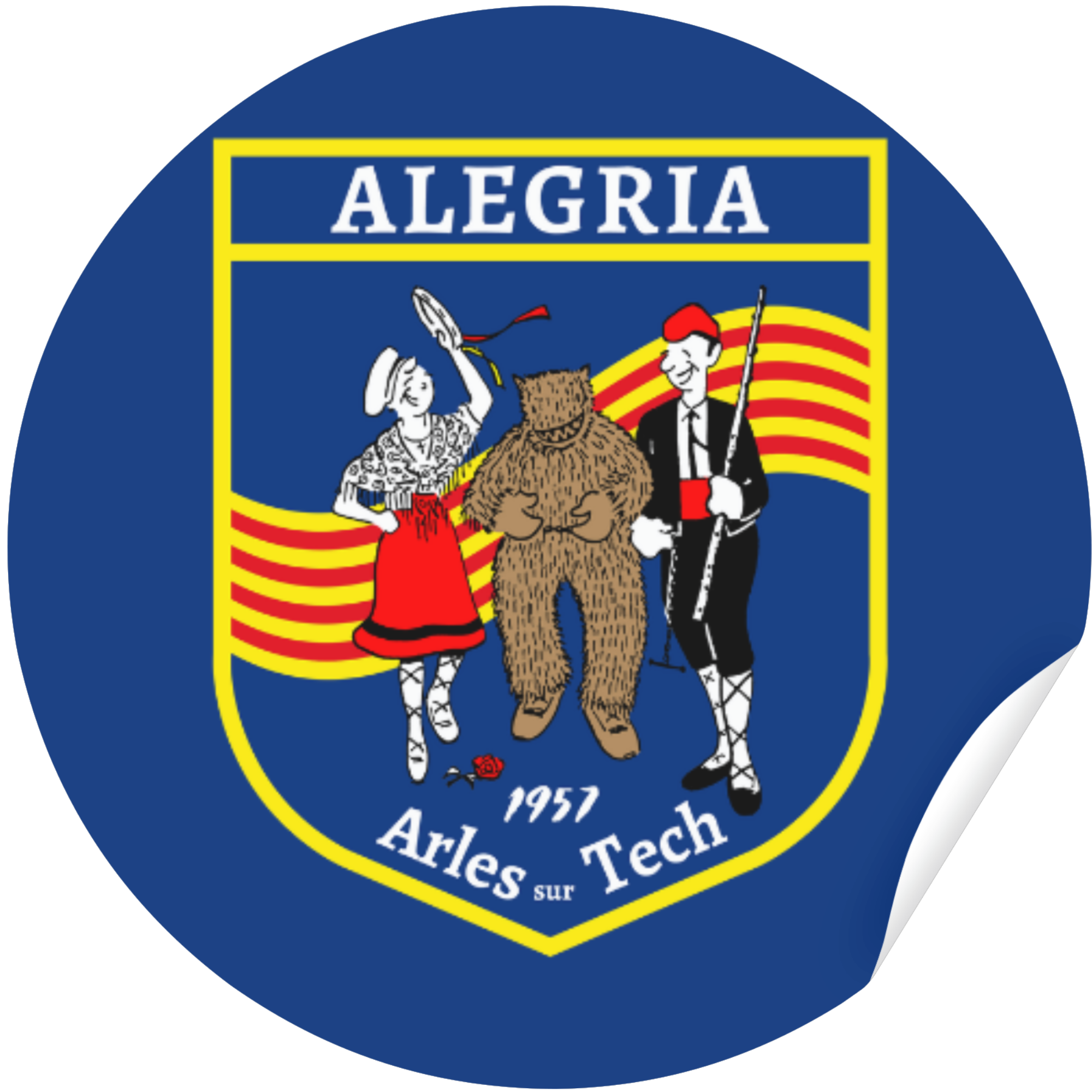 AUTOCOLLANT LOGO ALEGRIA