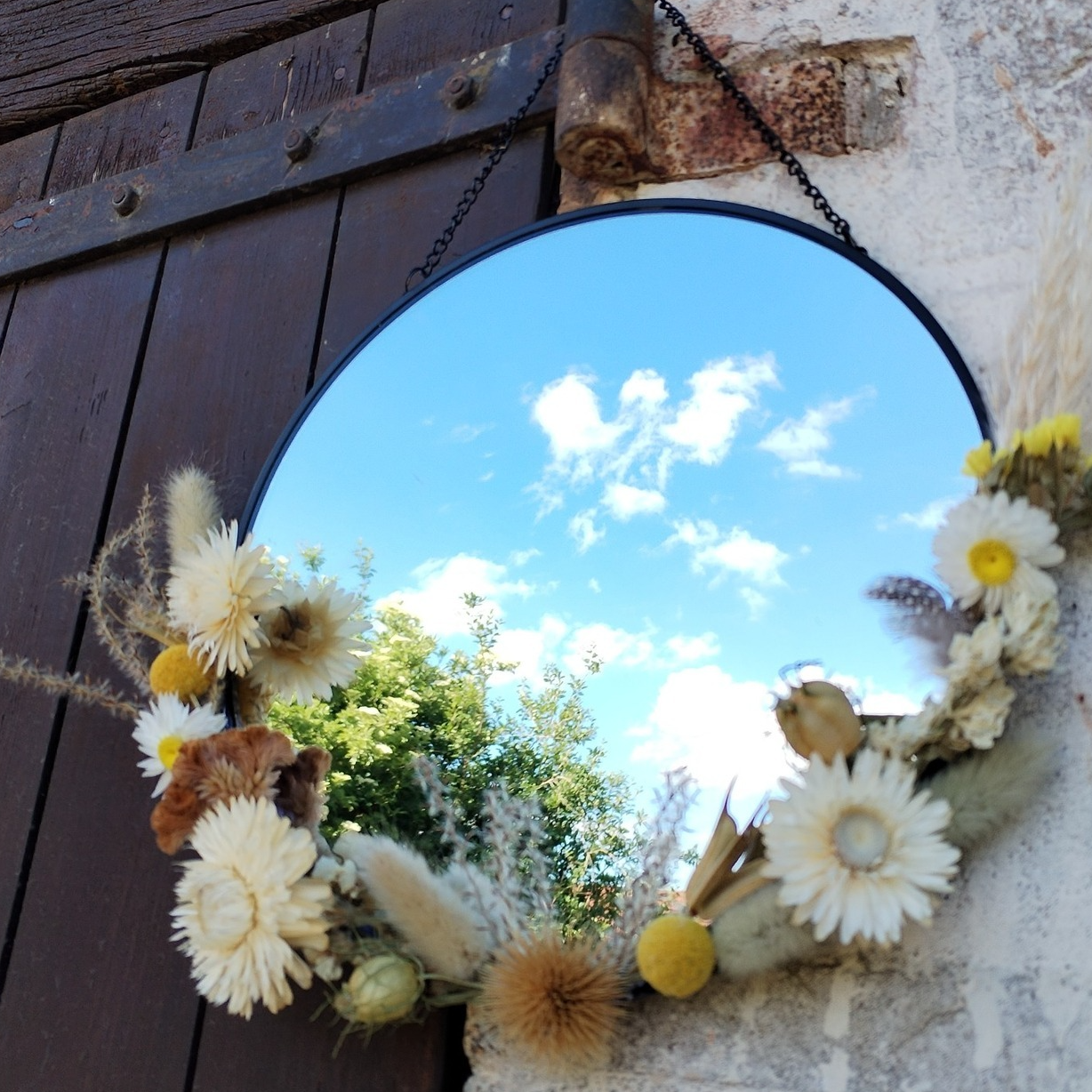 Miroir taille 24cm - Colori au choix