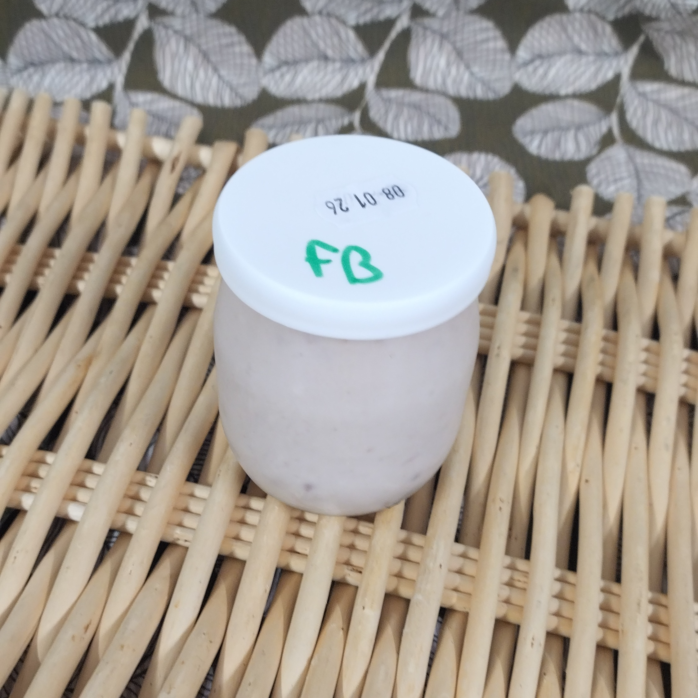 yaourt sucré brassé framboise - 125g