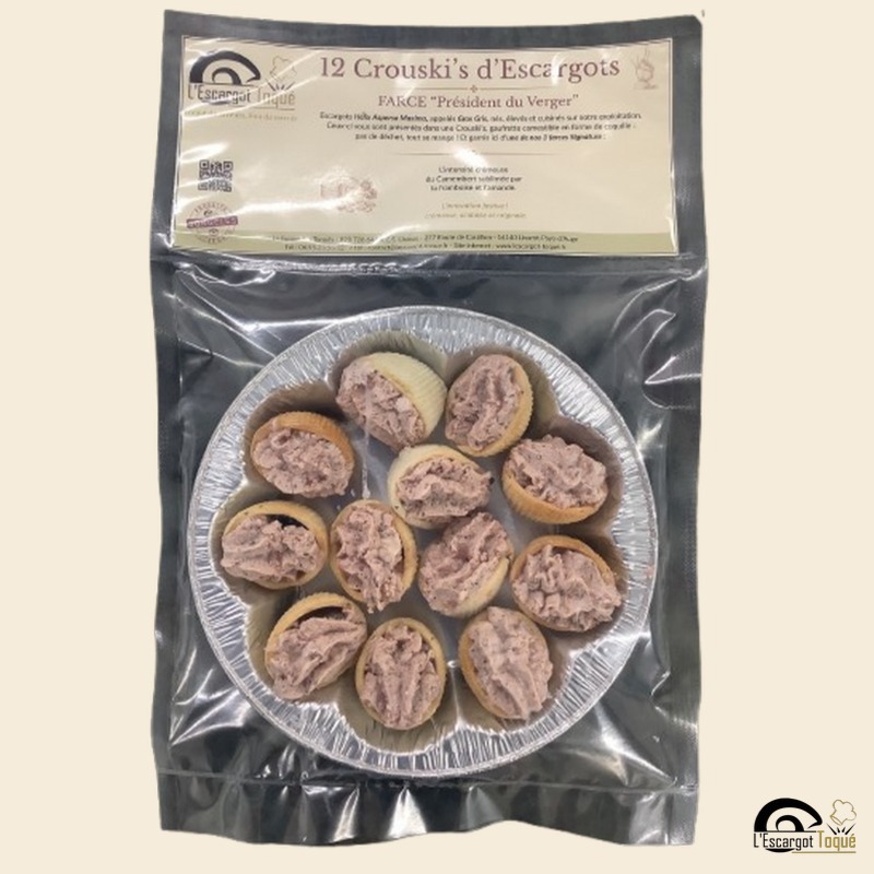 12 Crouski's Président du Verger en Assiette Alu - CRFPV12