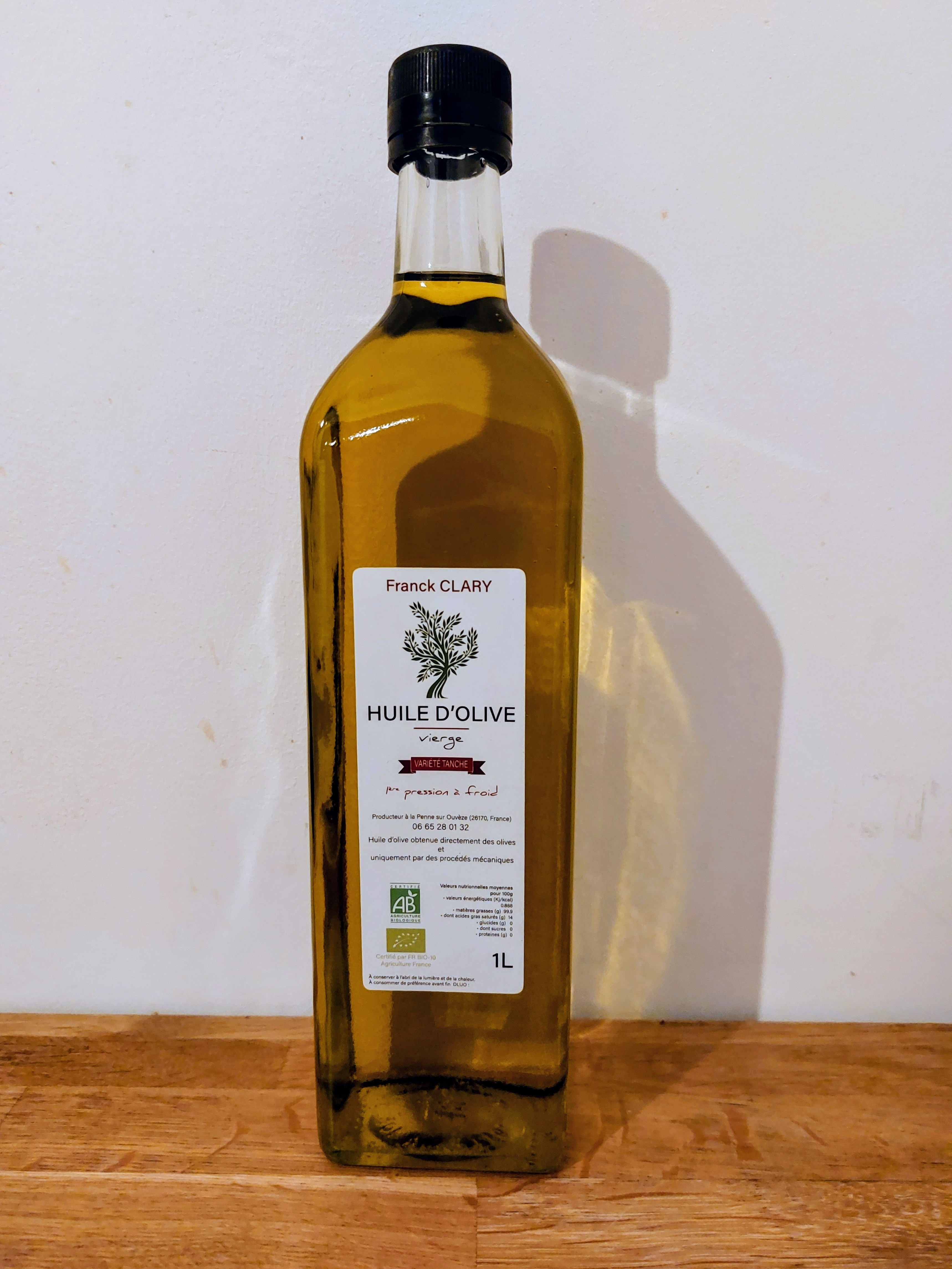 Huile d'Olive Bio - bouteille 1L