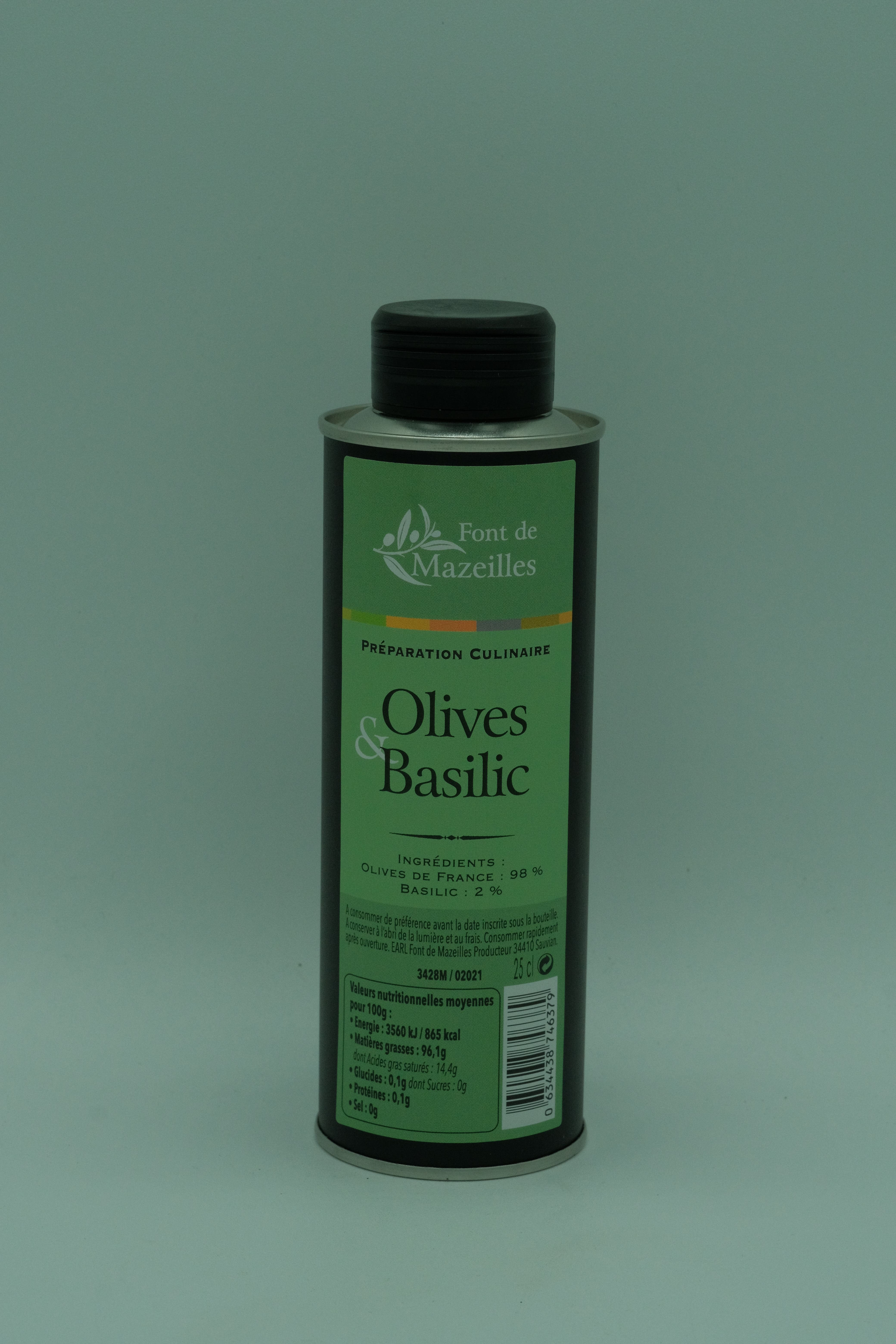 Olive/Basilic 25cl - 0,32kg