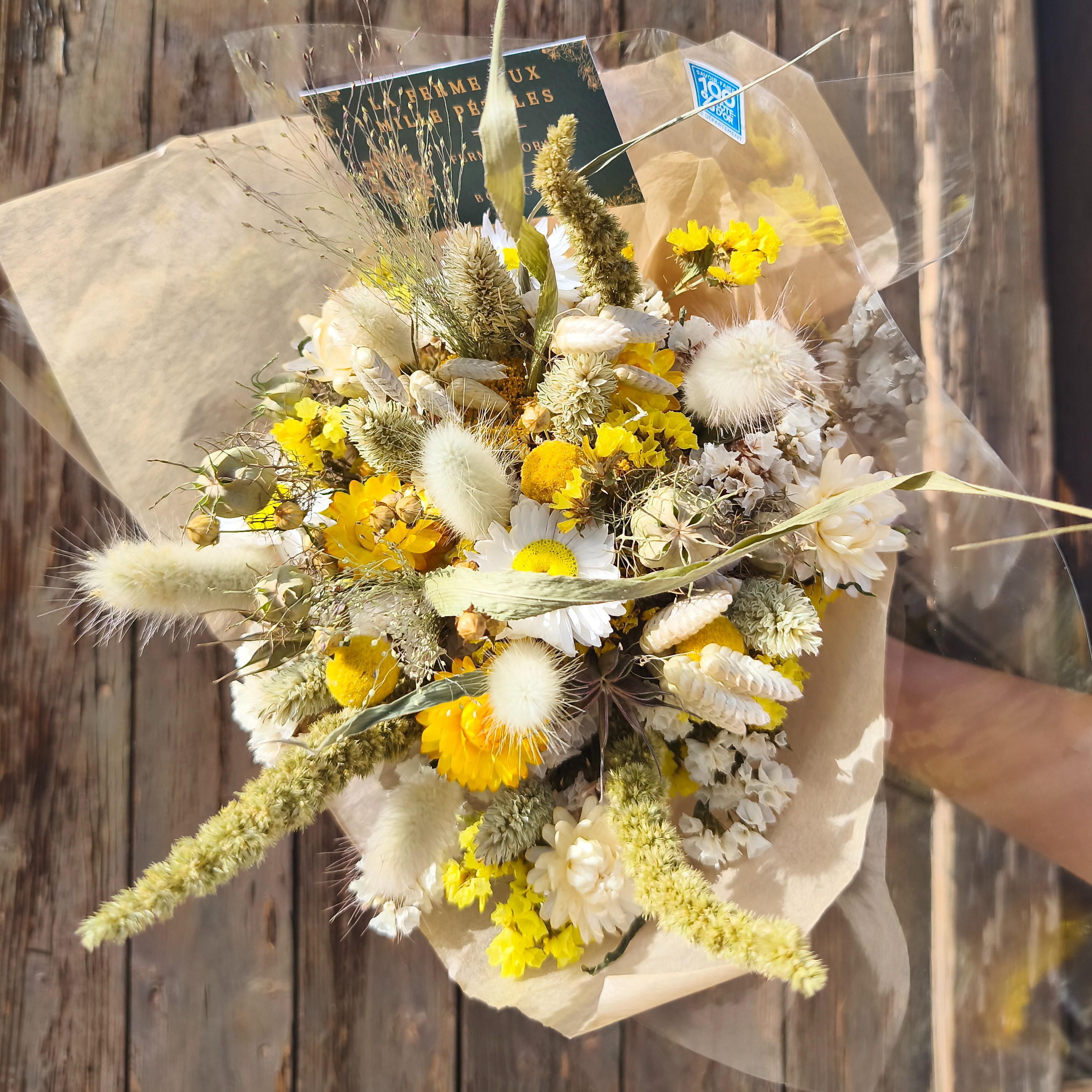 Bouquet sec - "La moisson" - Tons naturels & chauds