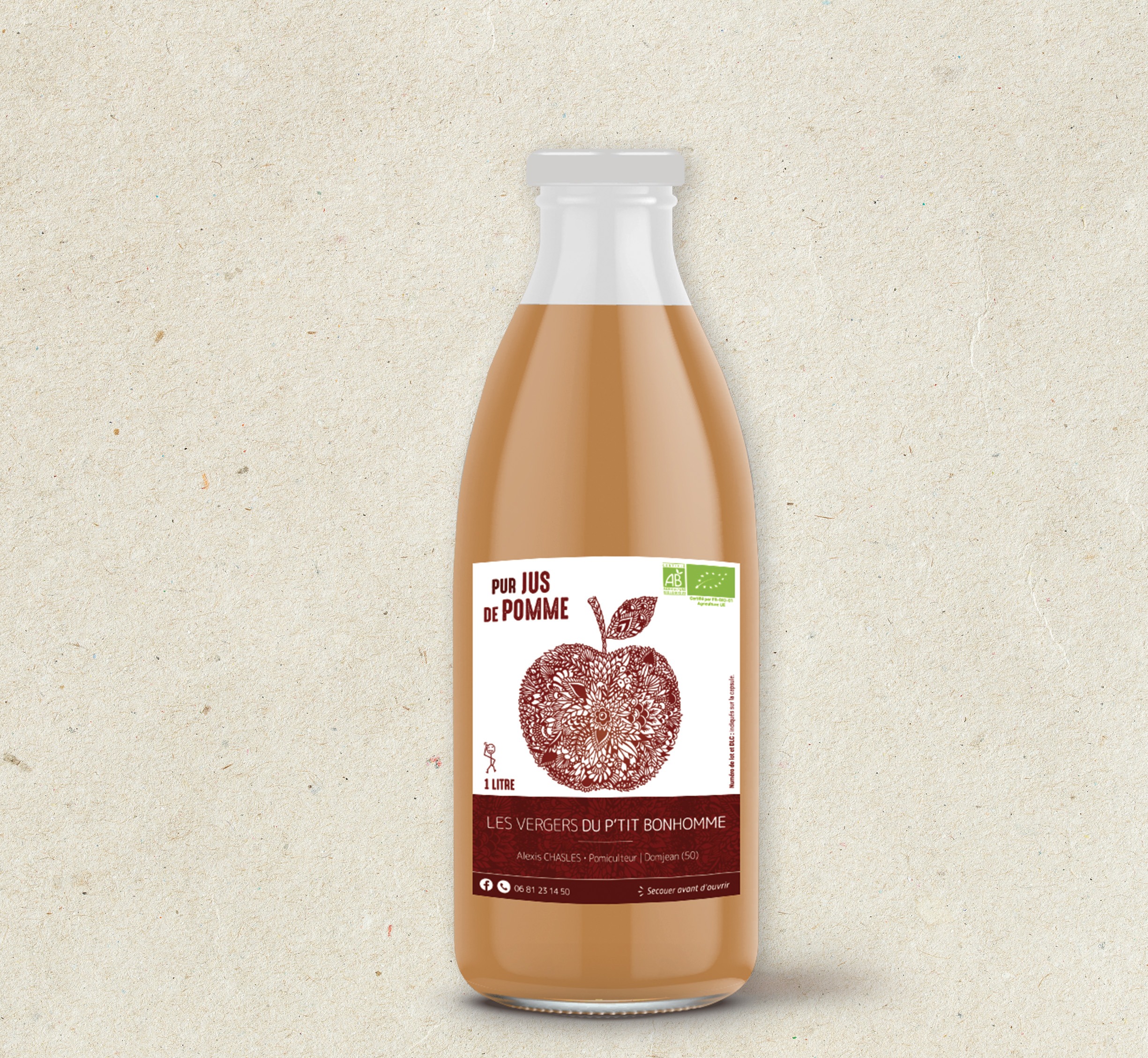 Jus de pomme Bio Carton de 6 - 6l
