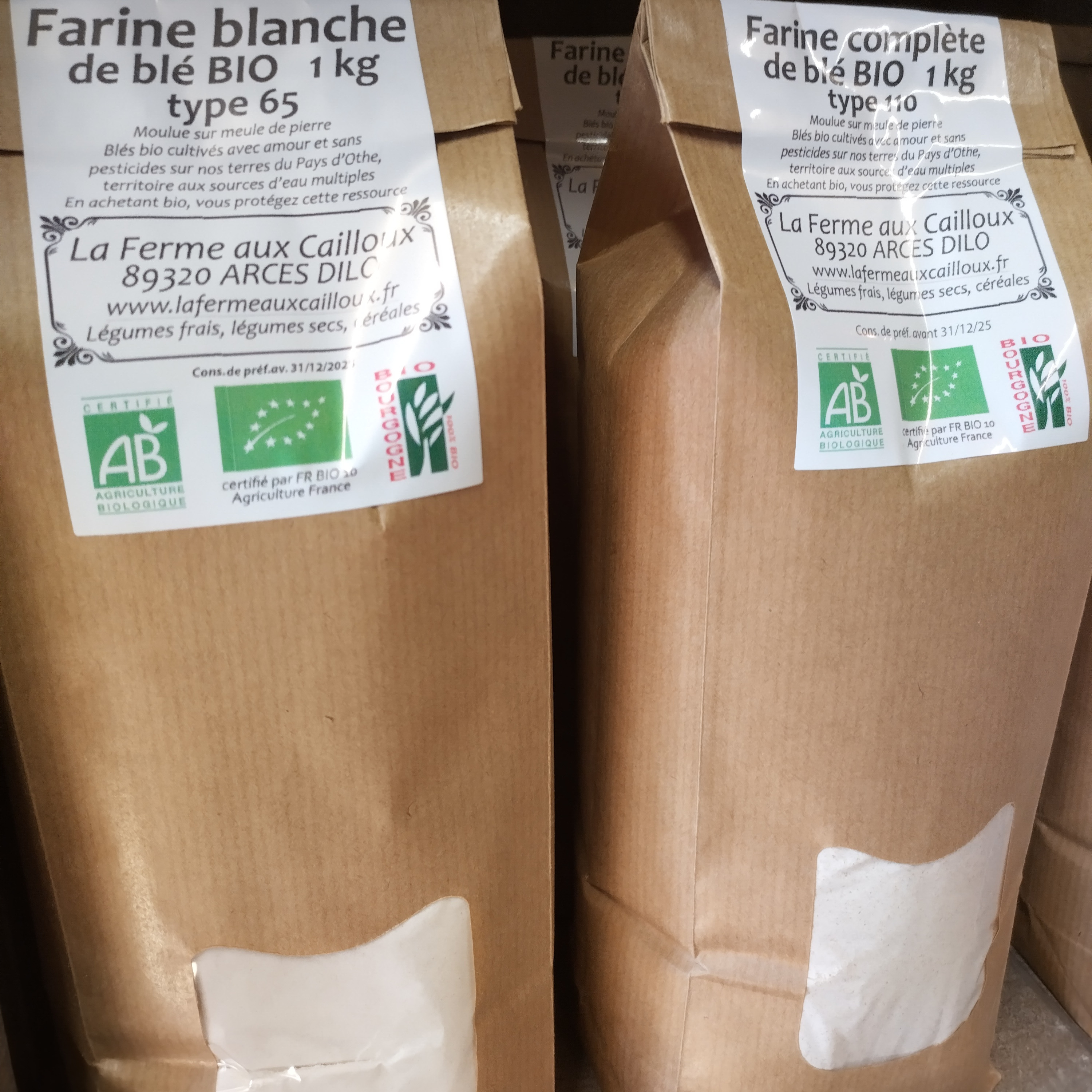 Farine de blé blanche T65 1kg