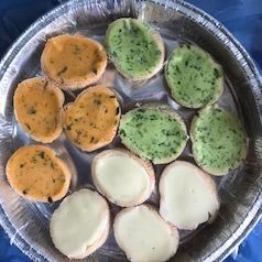 Assiette de croquille trios