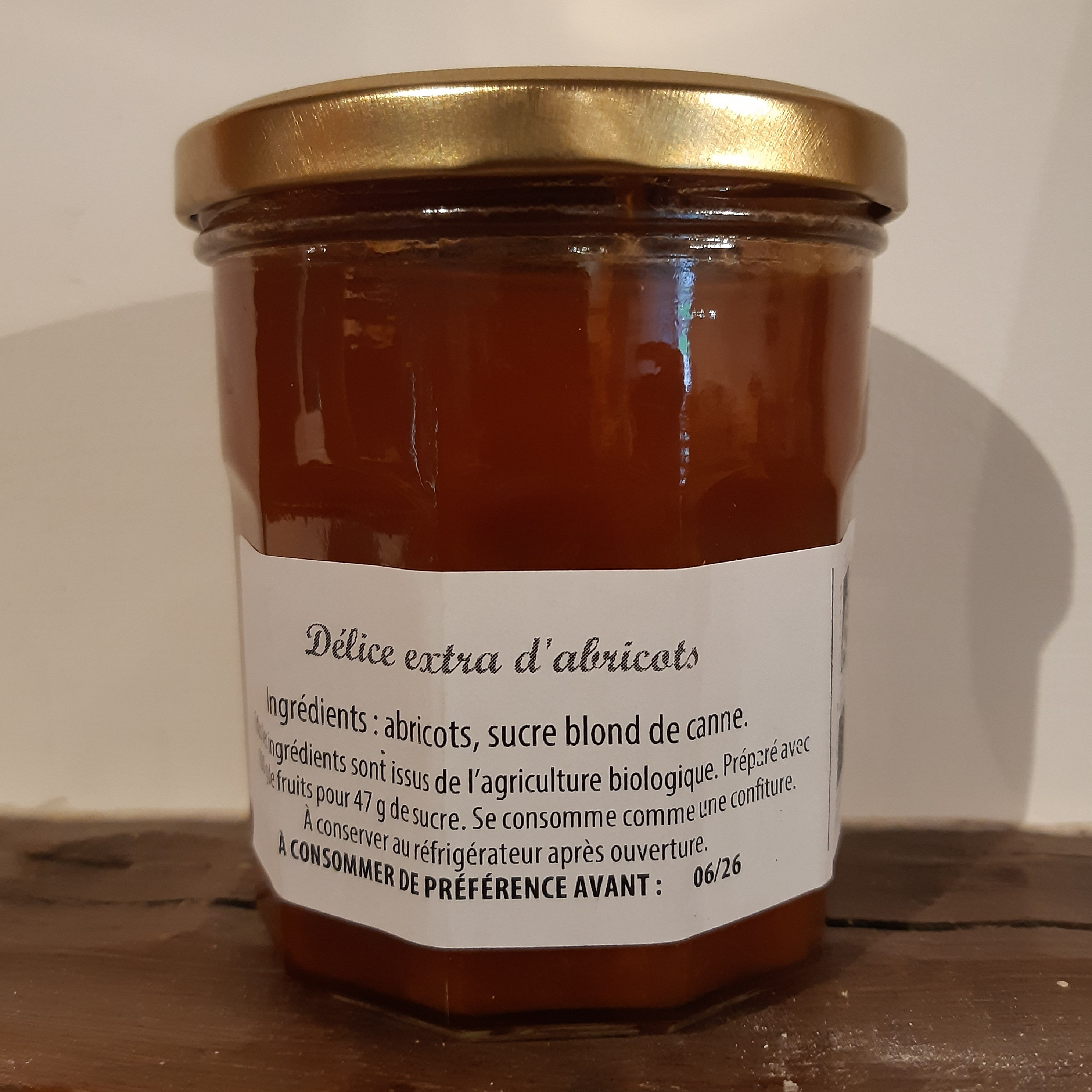 CONFITURE DELICE EXTRA D'ABRICOTS