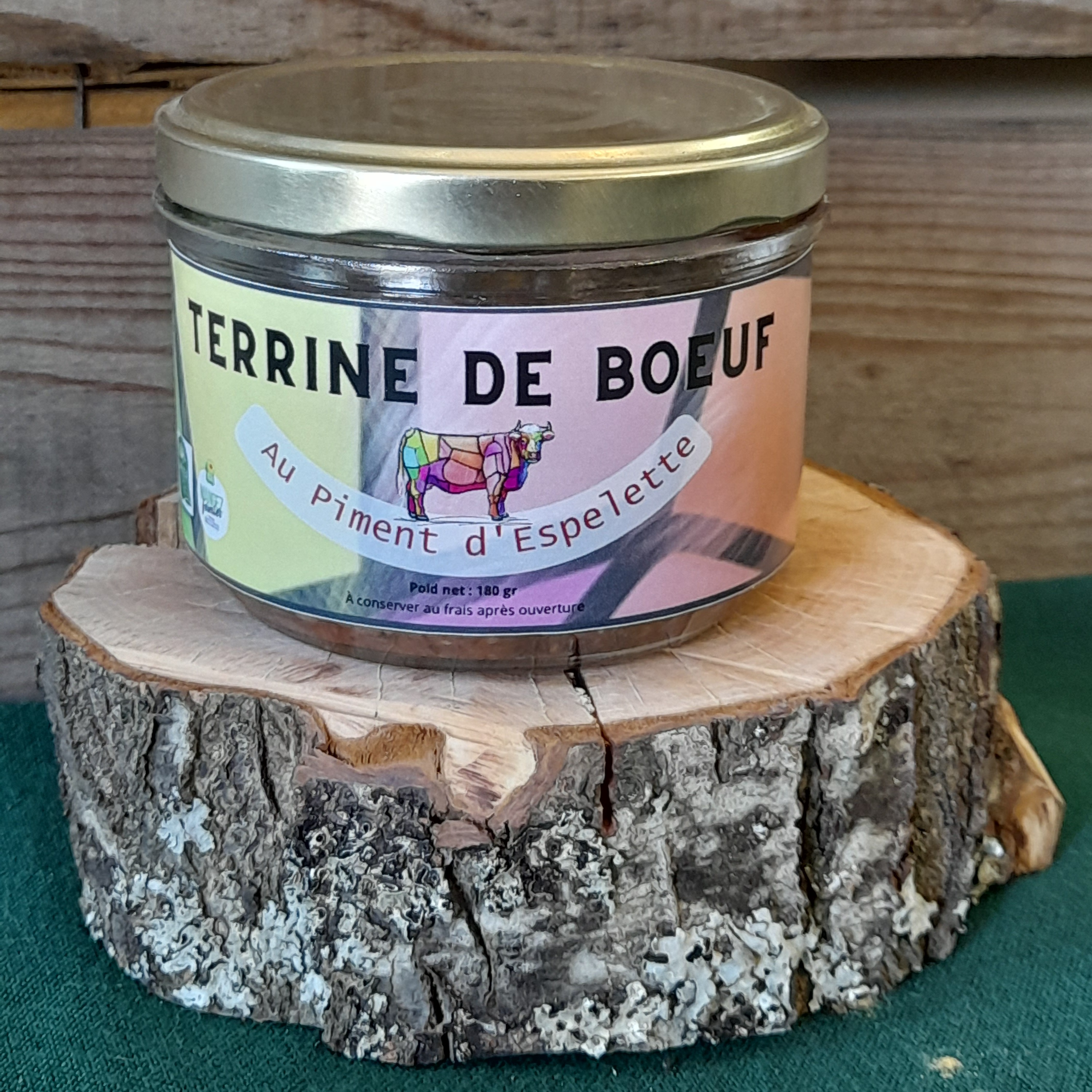 TERRINE BOEUF PIMENT D ESPELETTE