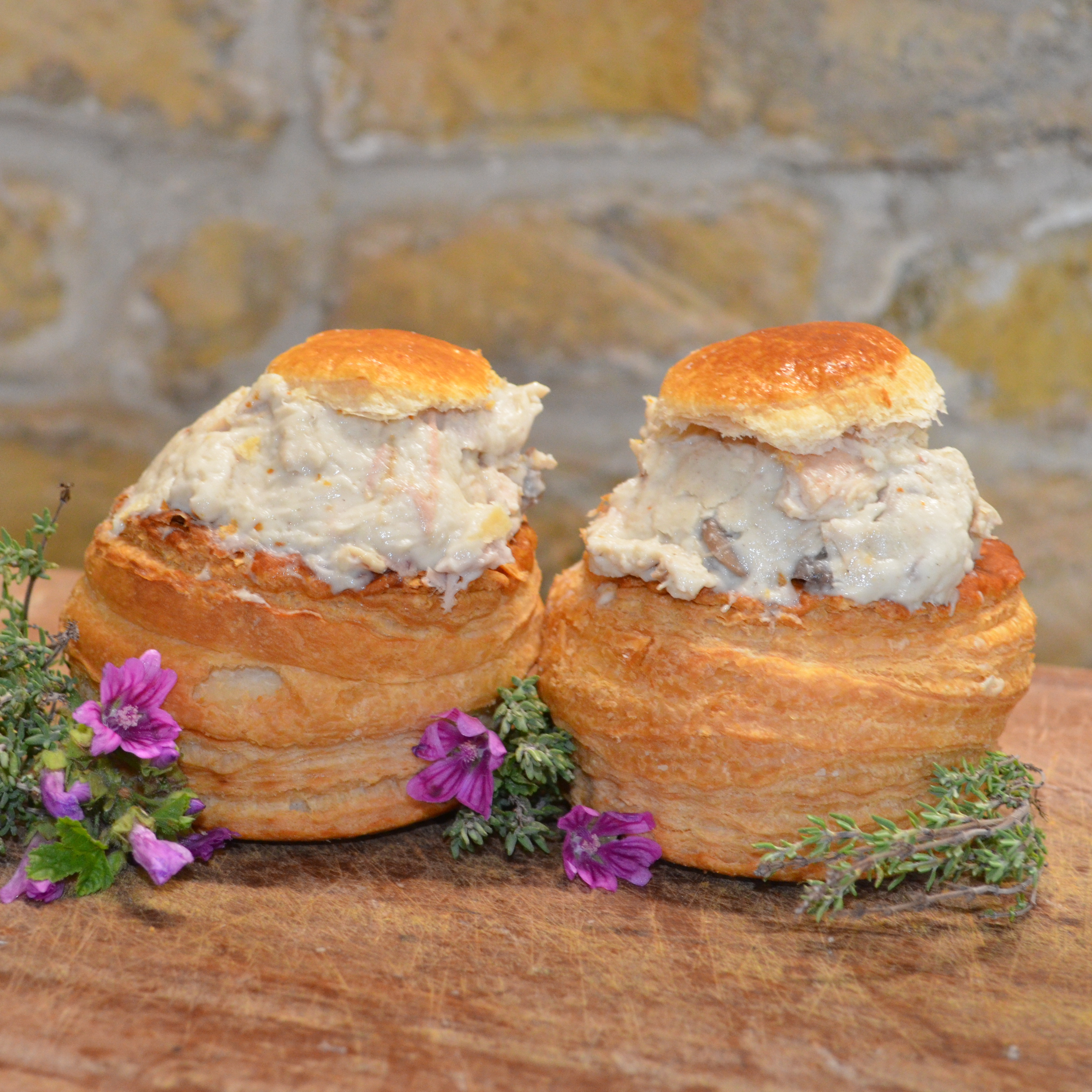 Vol au vent (Volaille / champignons) *2