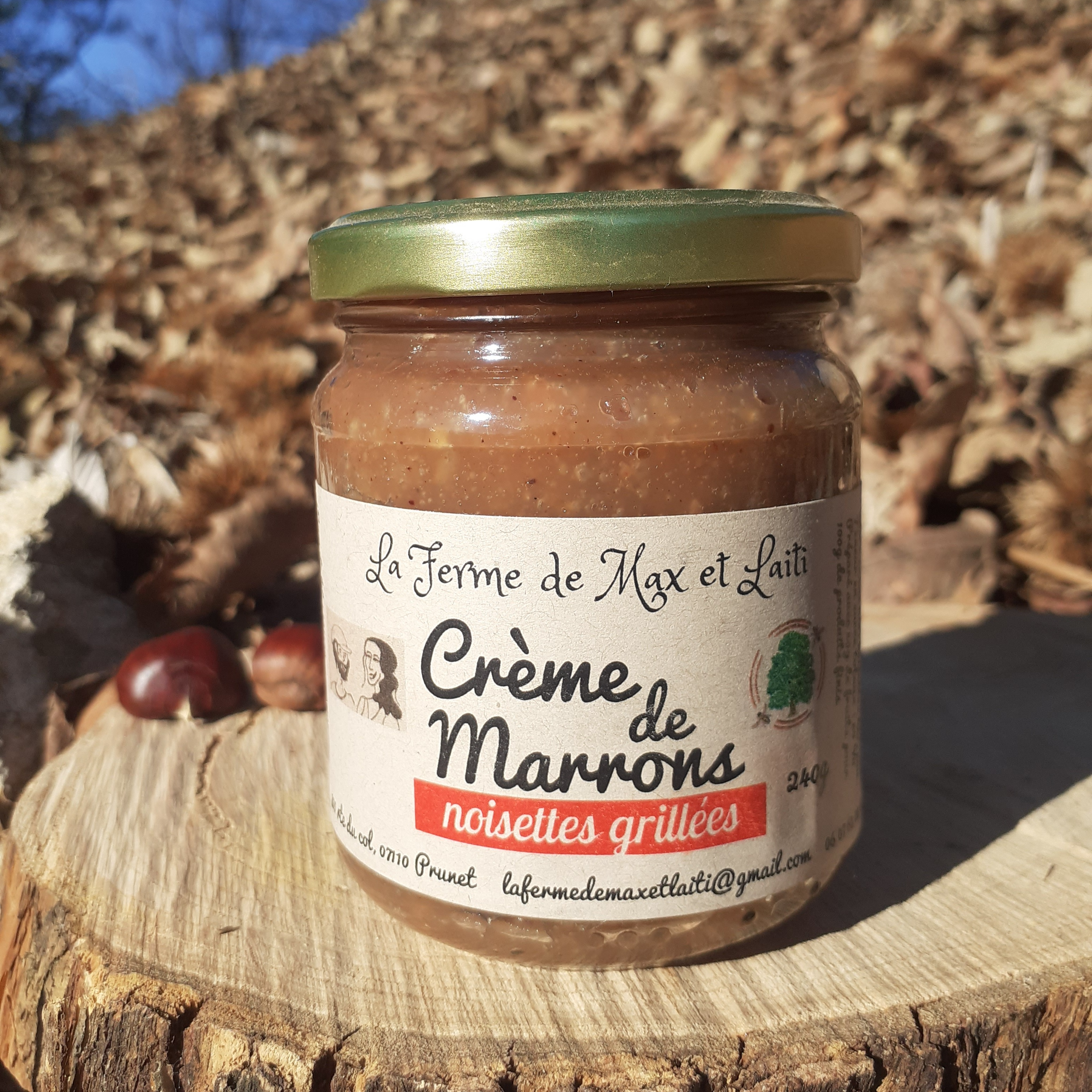 Crème De marrons Noisettes grillées - 240g