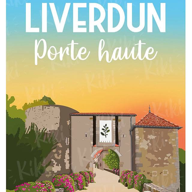 AFFICHE LIVERDUN "PORTE HAUTE"