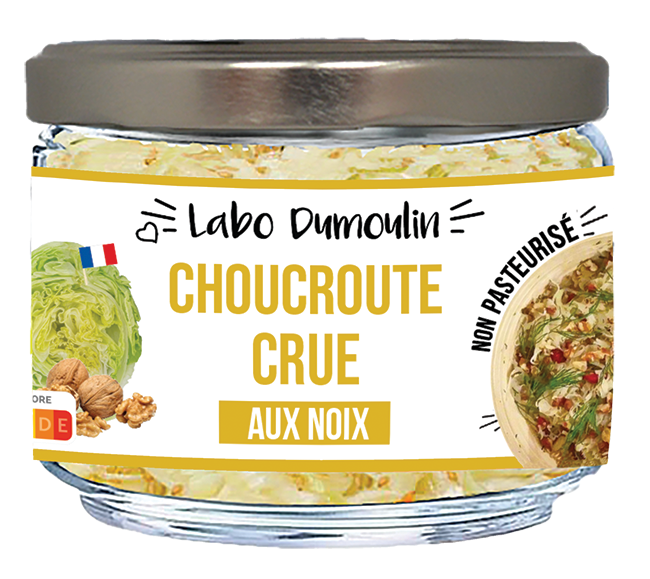 Légumes fermentés, Choucroute crue aux noix - 180g