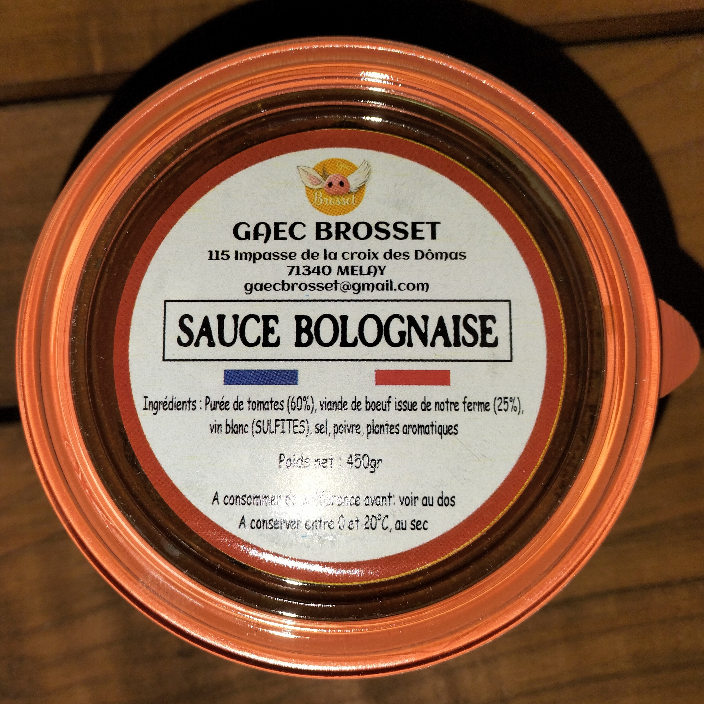 Sauce bolognaise - 450g