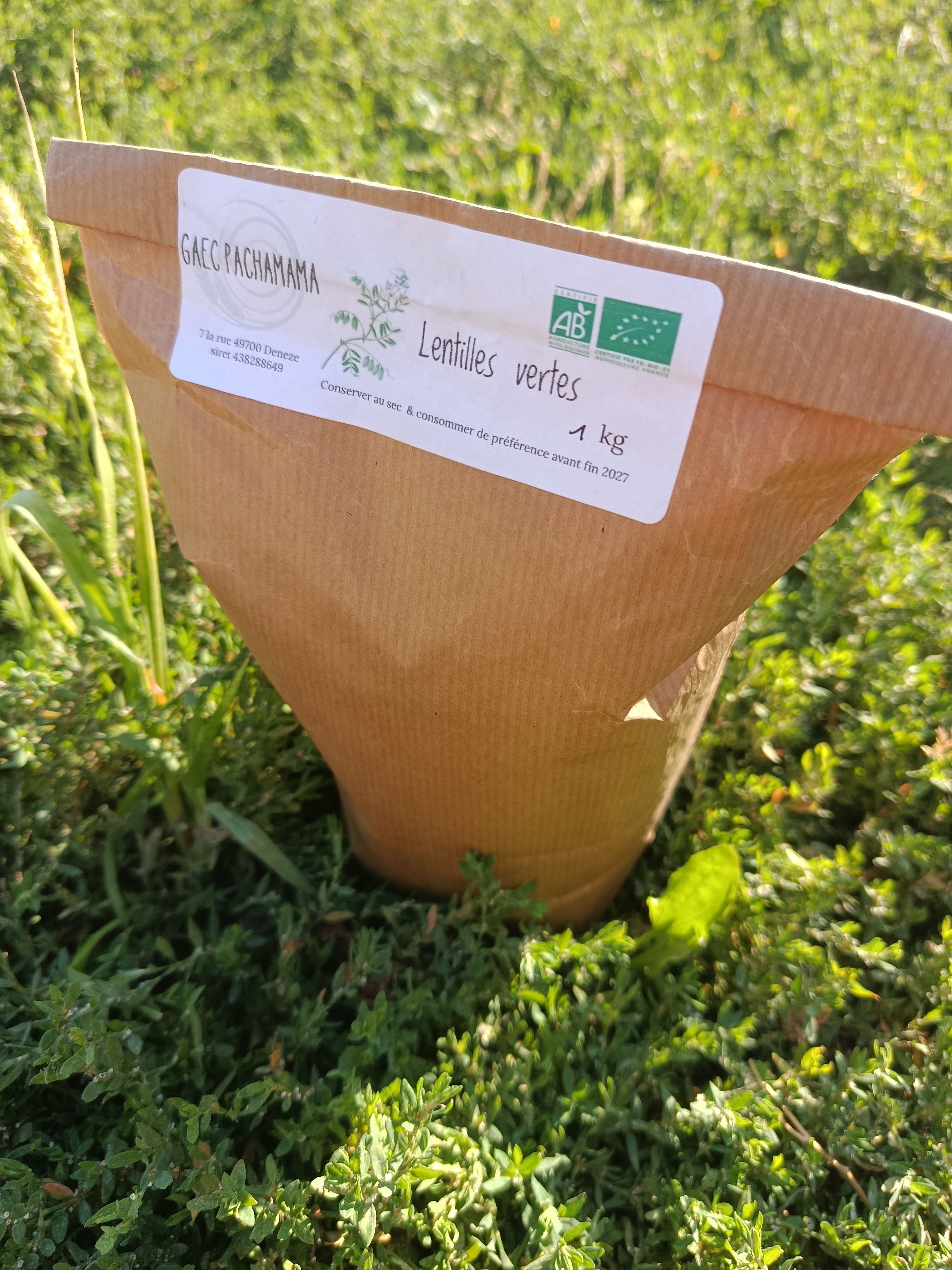 Lentilles vertes - 1 kg