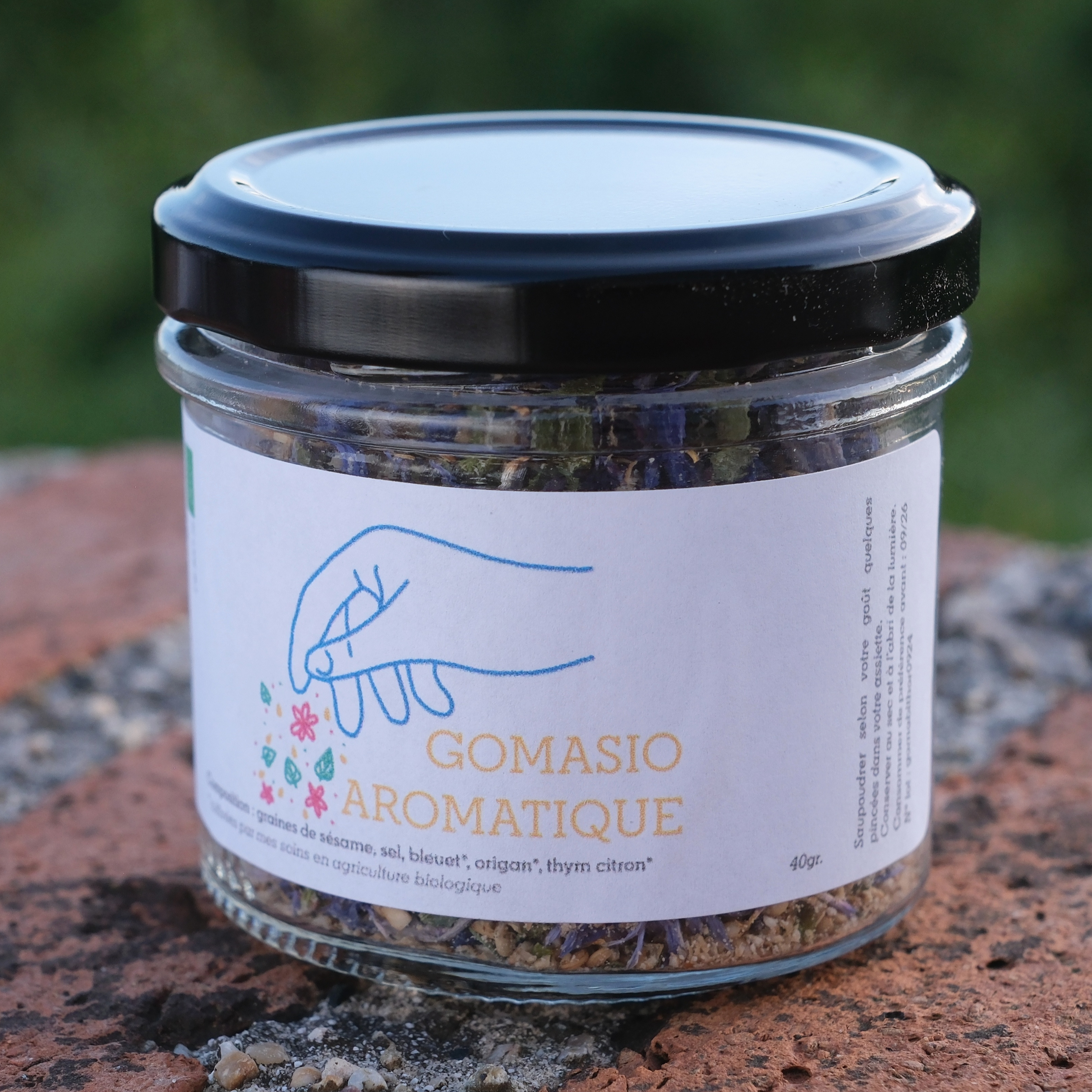 Gomasio aux plantes - 40g