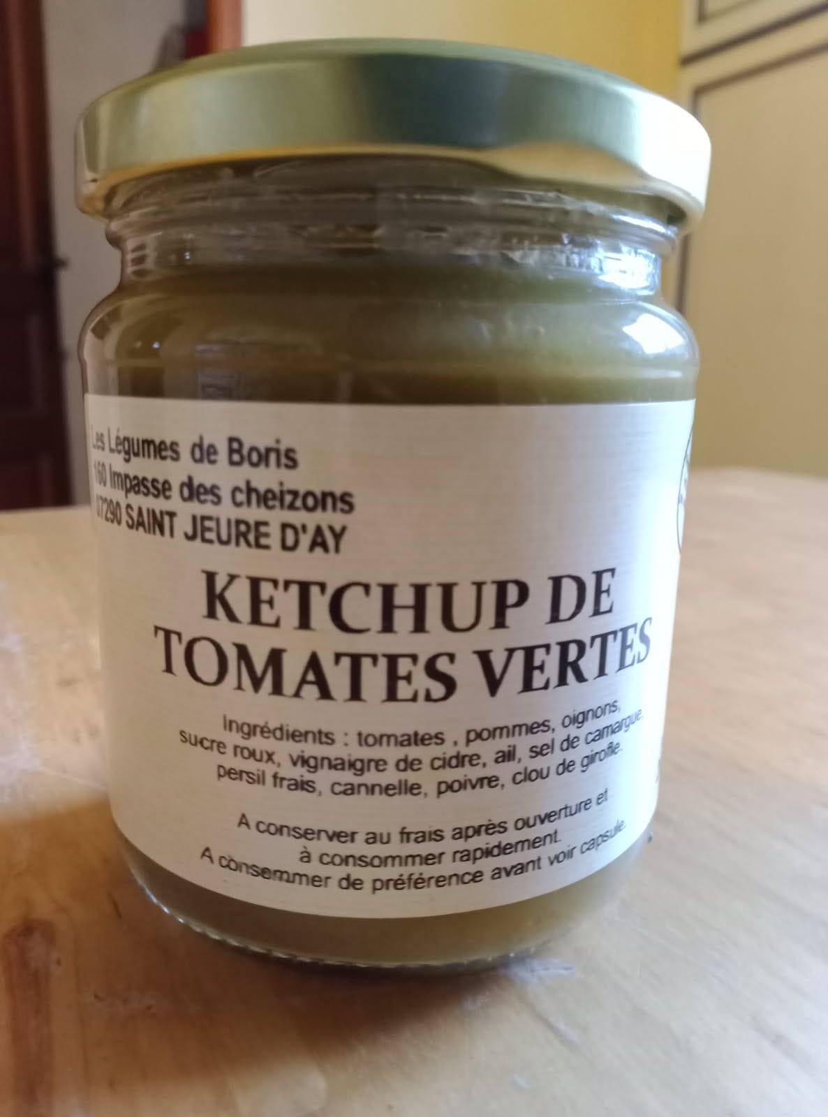 ketchup de tomates vertes - 205g