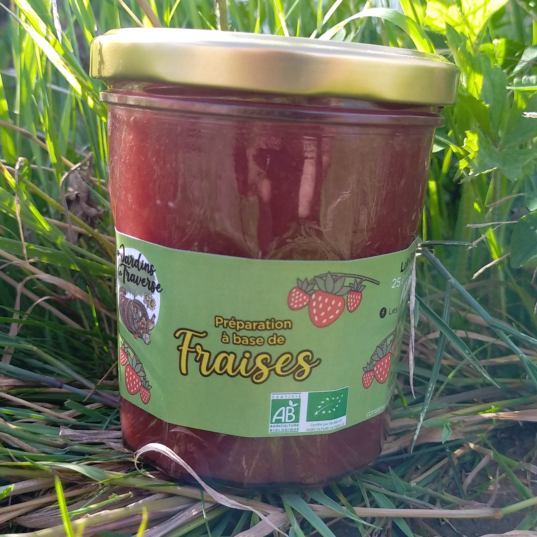 Confiture de fraise - bocal