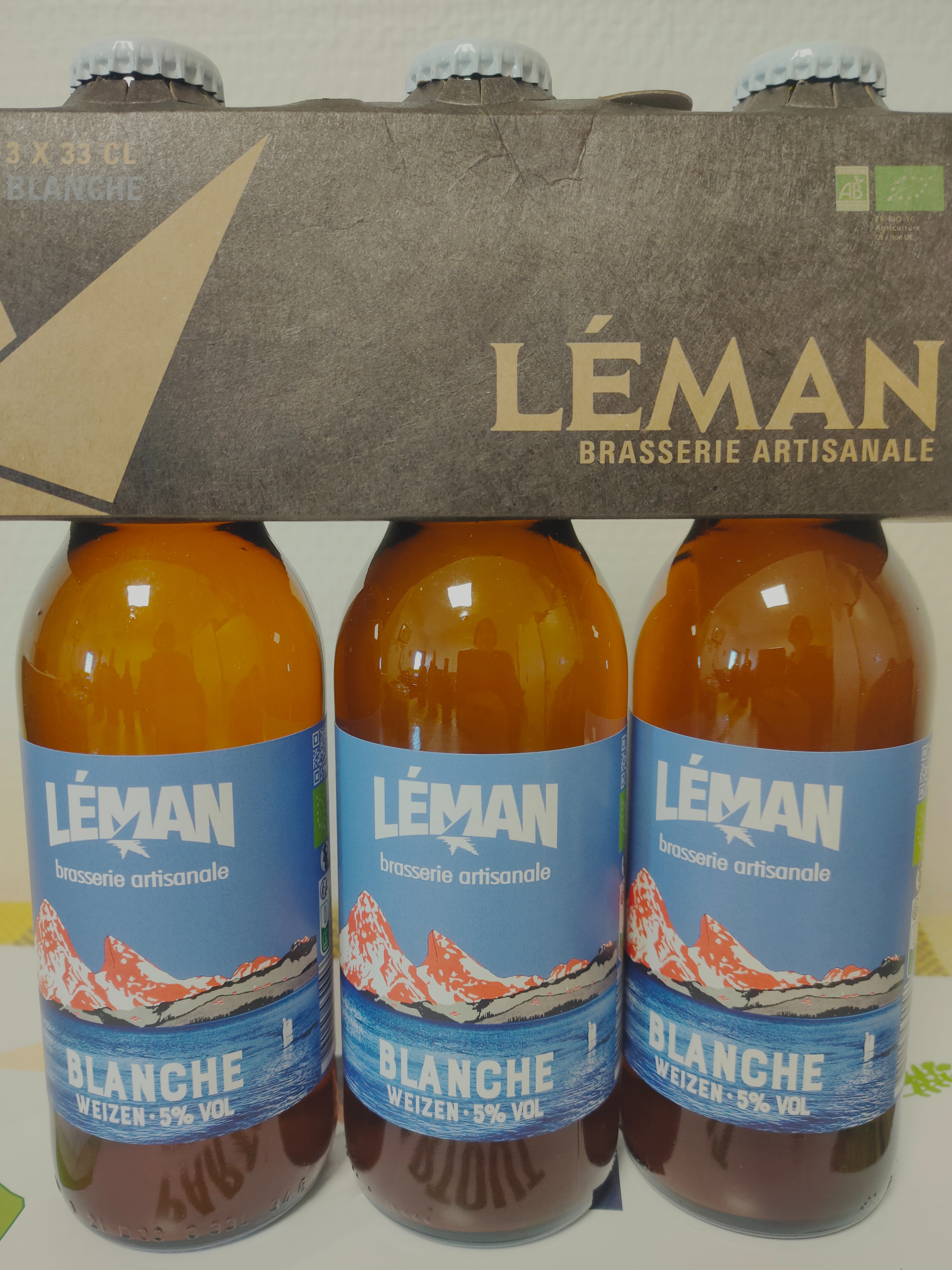 Pack Bière Blanche Leman 3x33cl