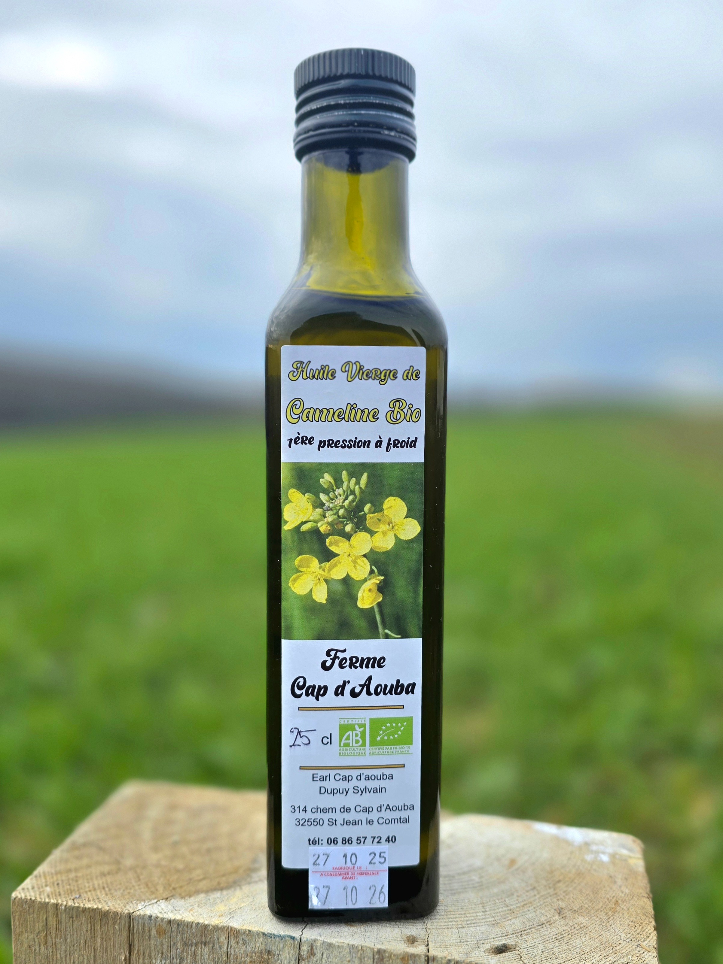 Huile de cameline bio - 25cl