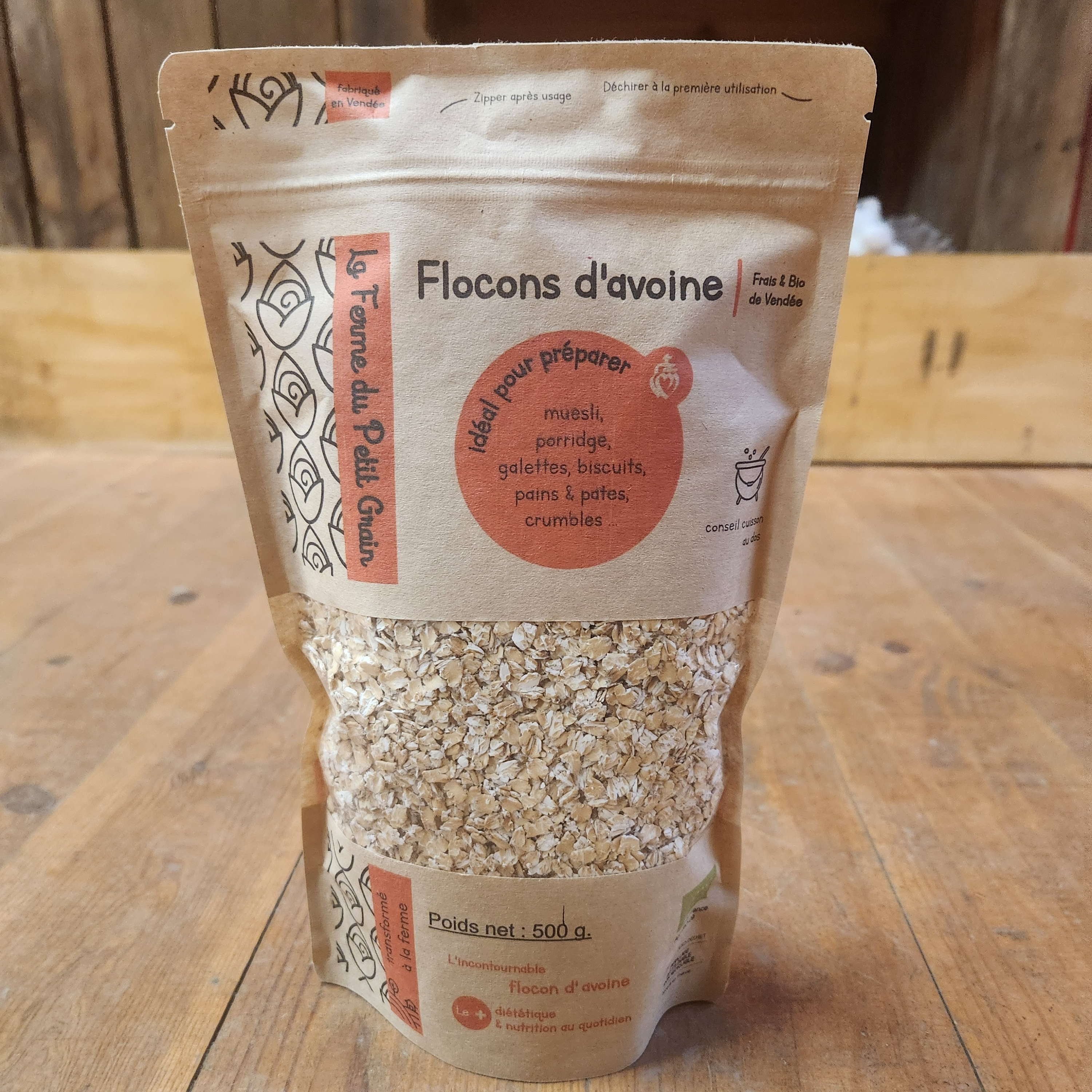 Flocons d'avoine - 500g