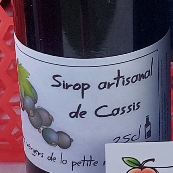 Sirop de cassis - 25cl
