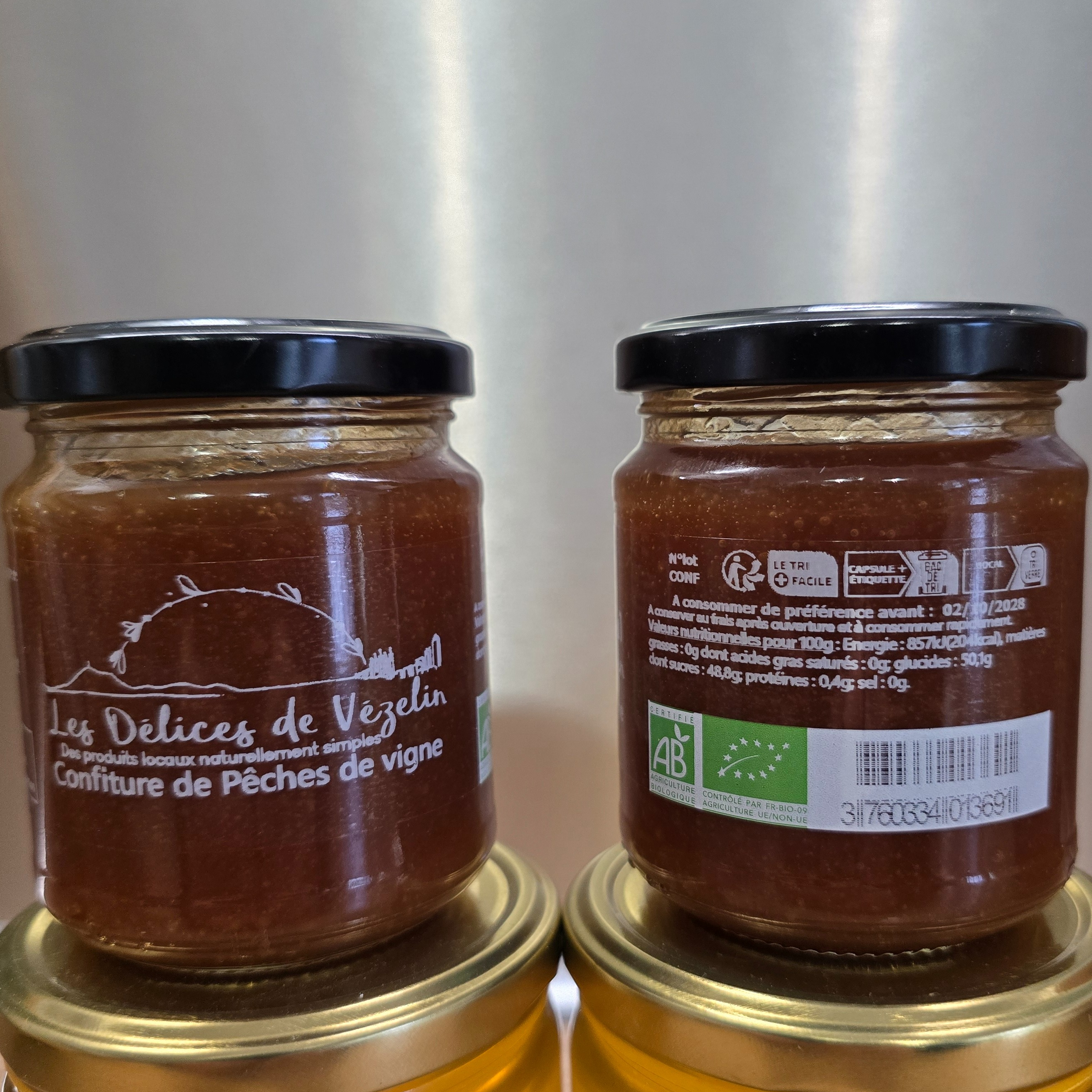 Pêches de vigne - 220g