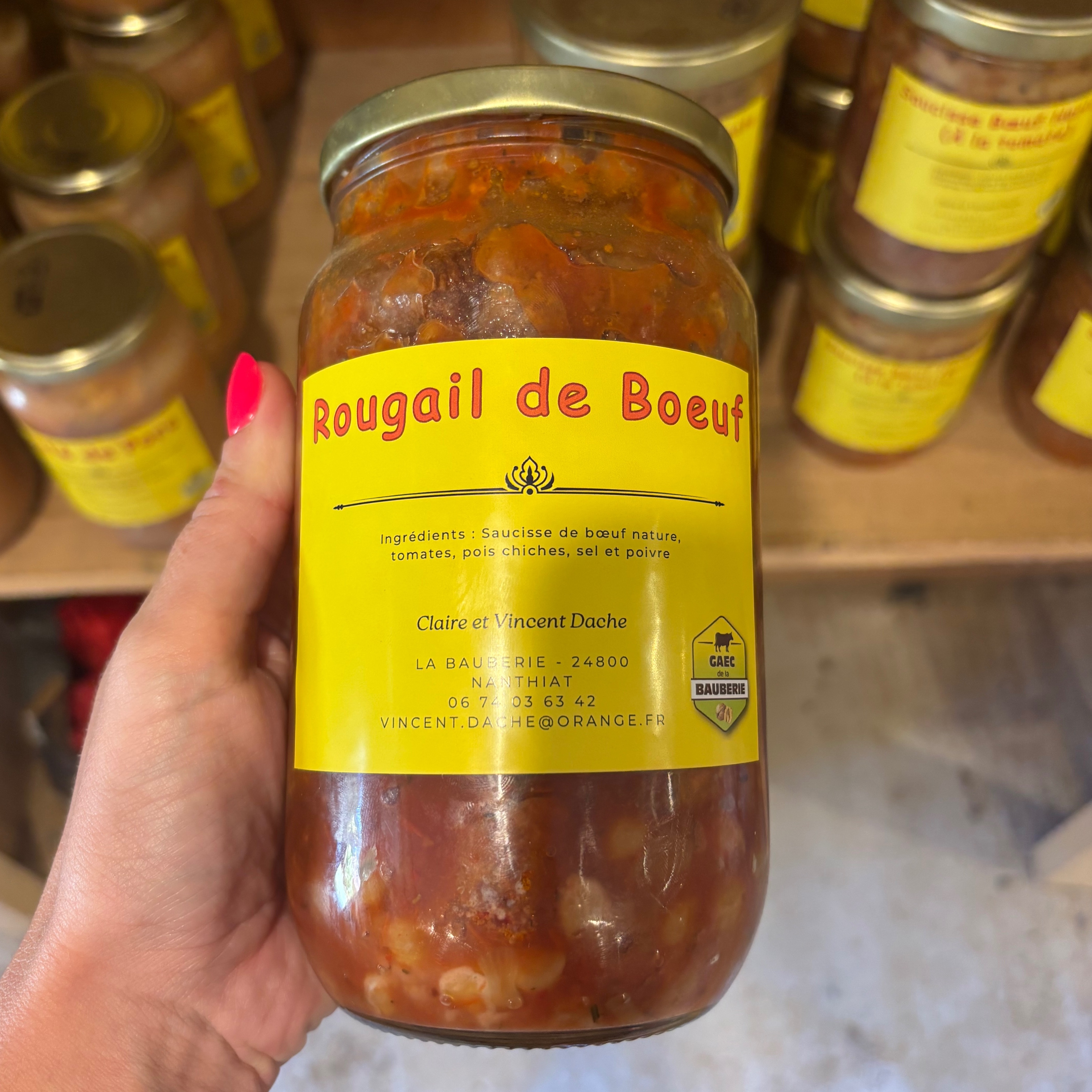 Rougail de boeuf (converve) - 800g