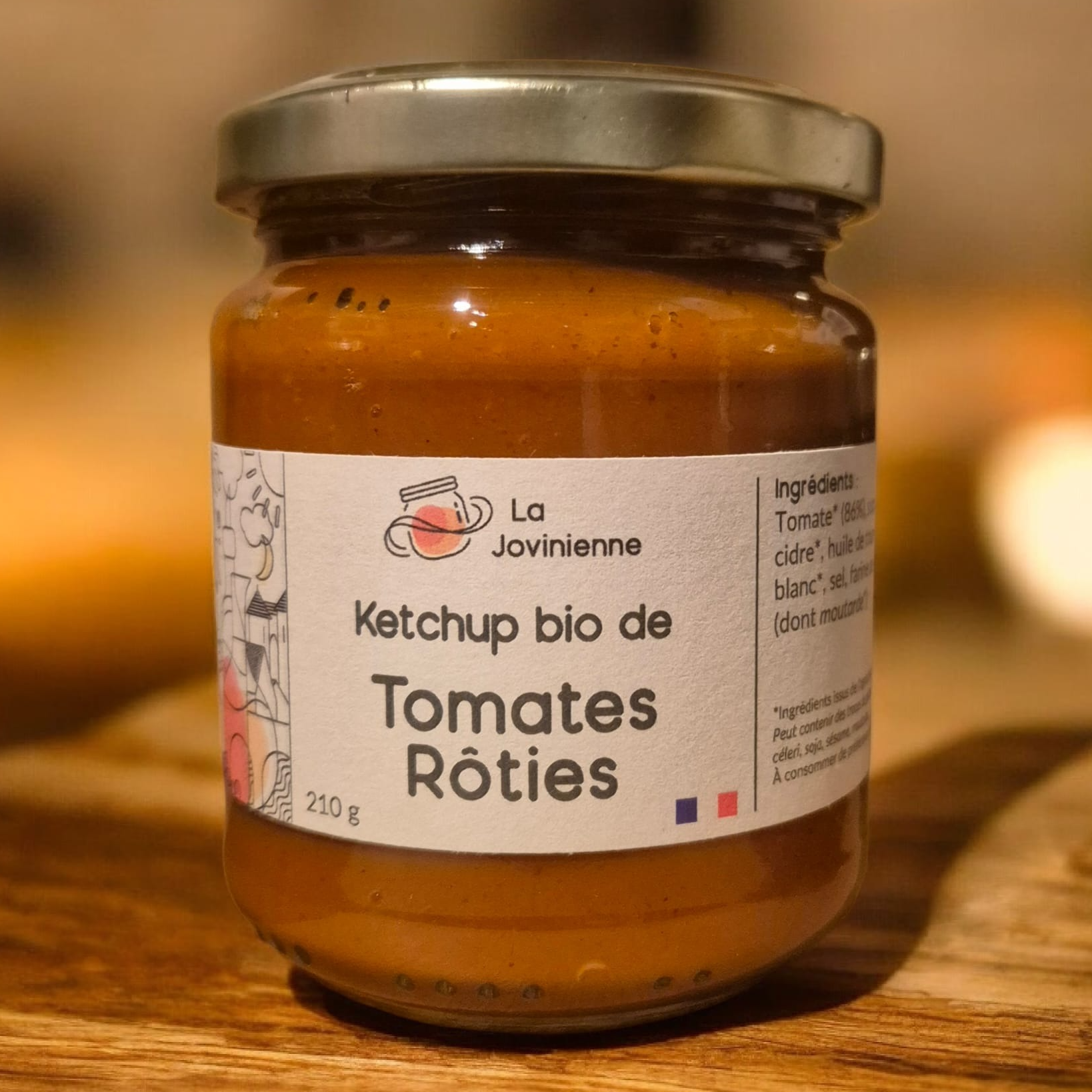 Ketchup de tomates rôties - 210g