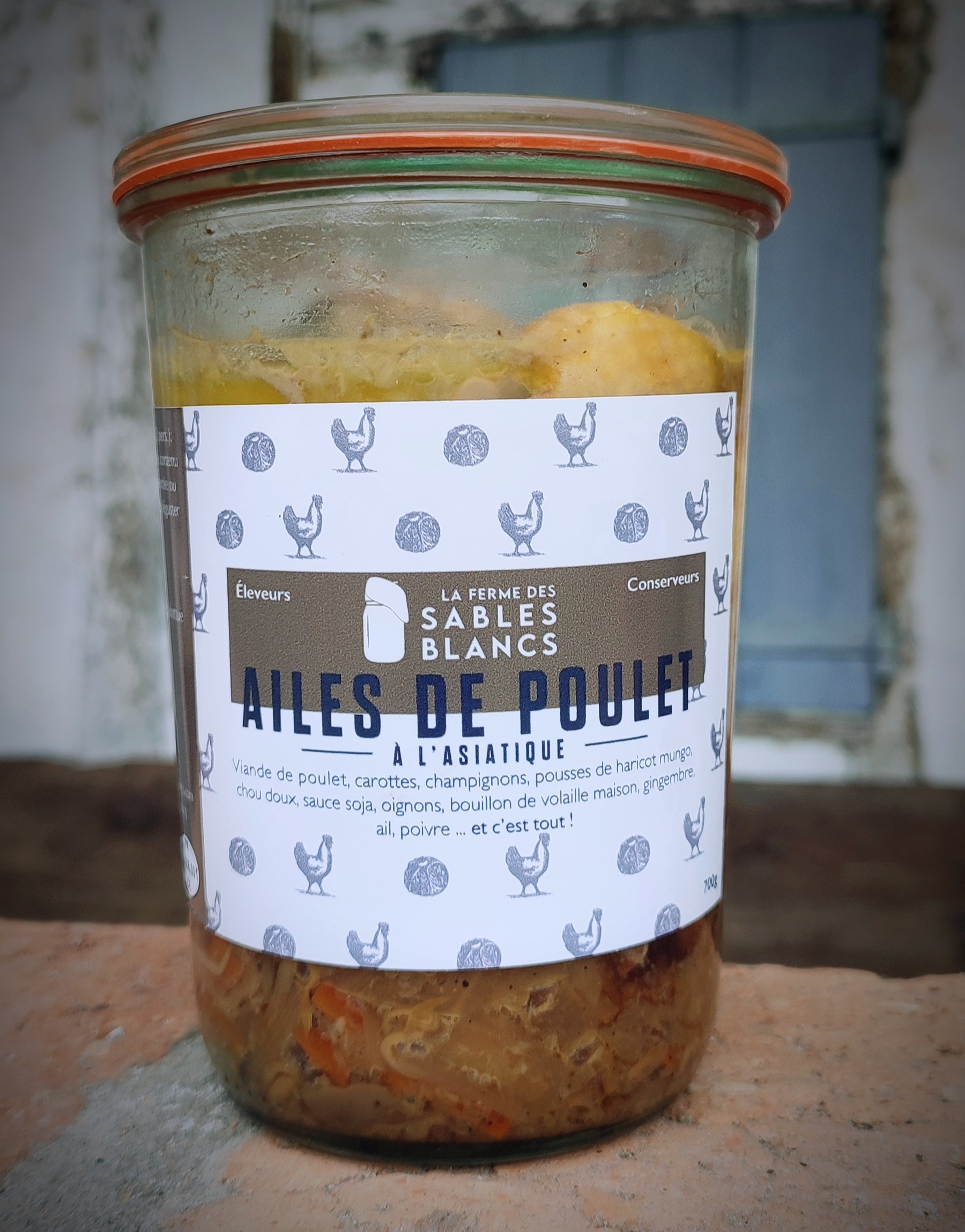 Ailes de poulet à l'asiatique - 700g