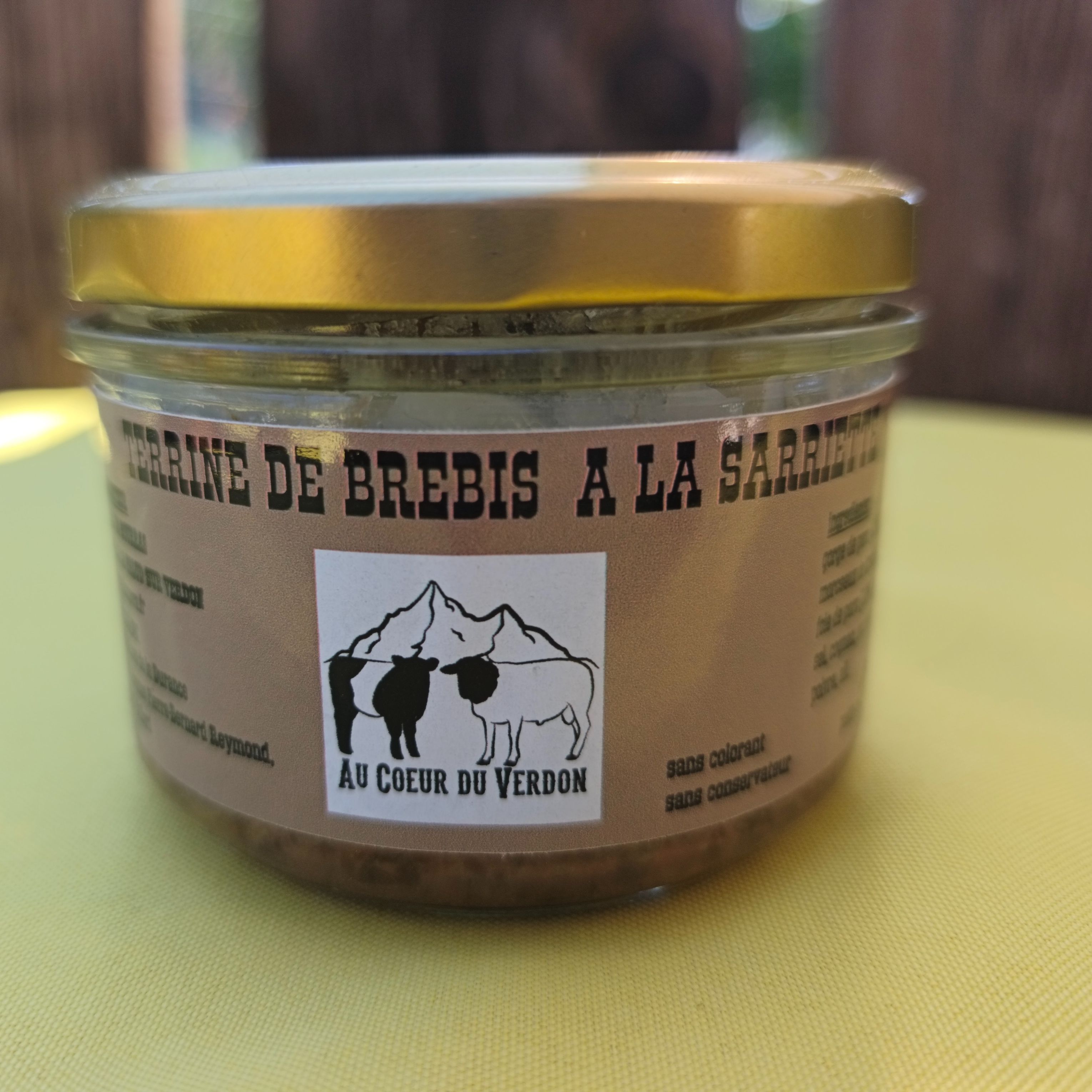terrine de brebis a la sarriette - 180g