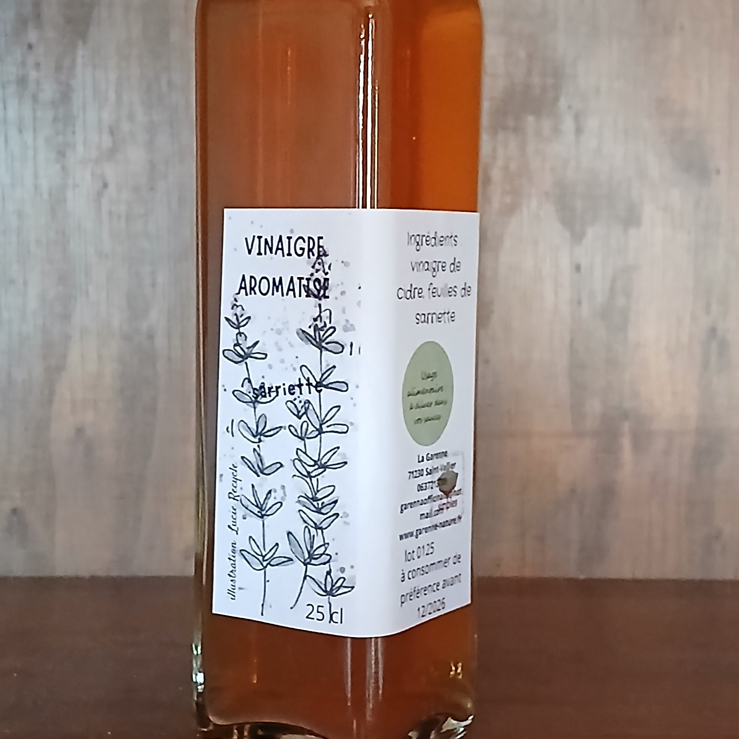Vinaigre aromatique Sarriette - 25cl