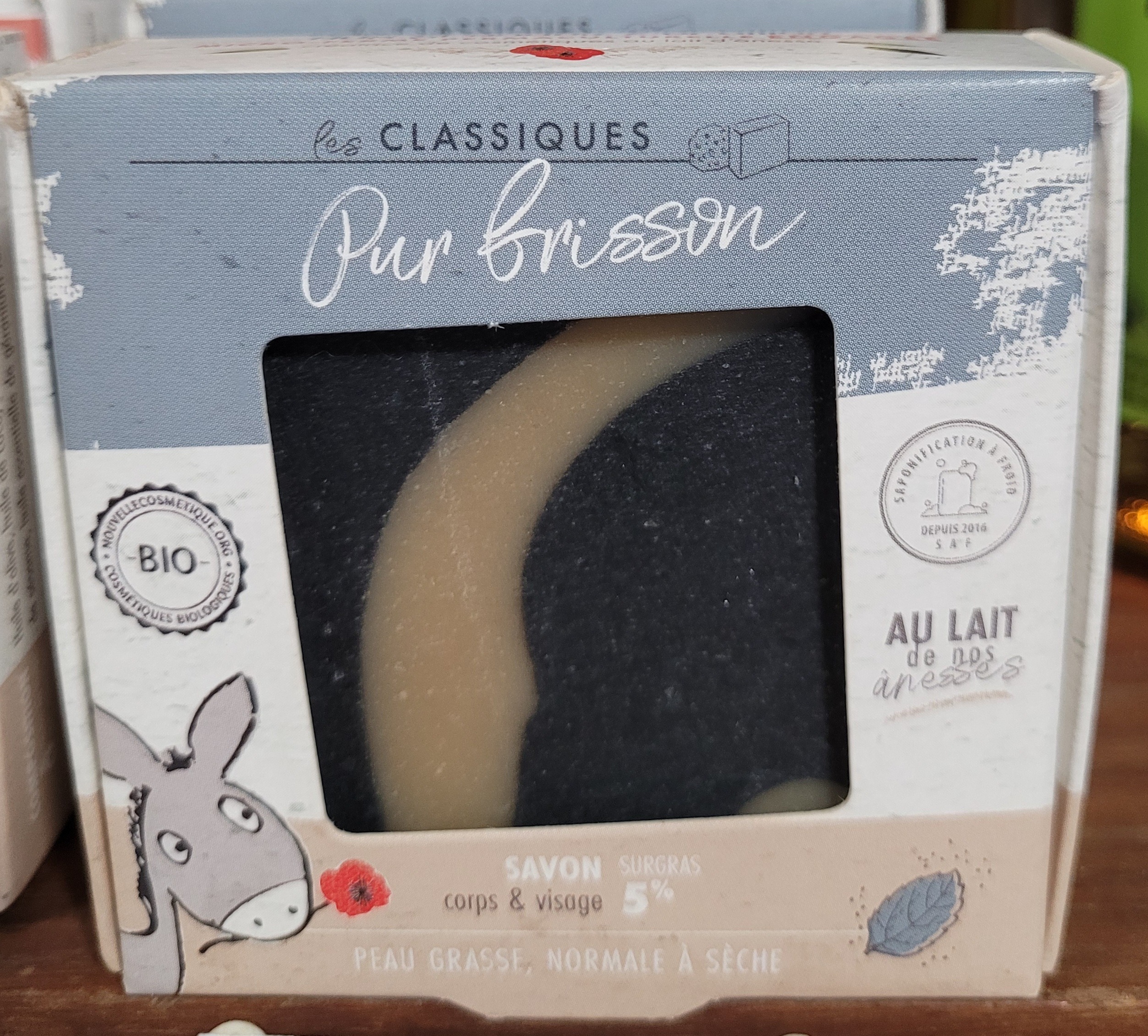 Savon surgras 5% Pur frisson - Peau grasse, normale à sèche