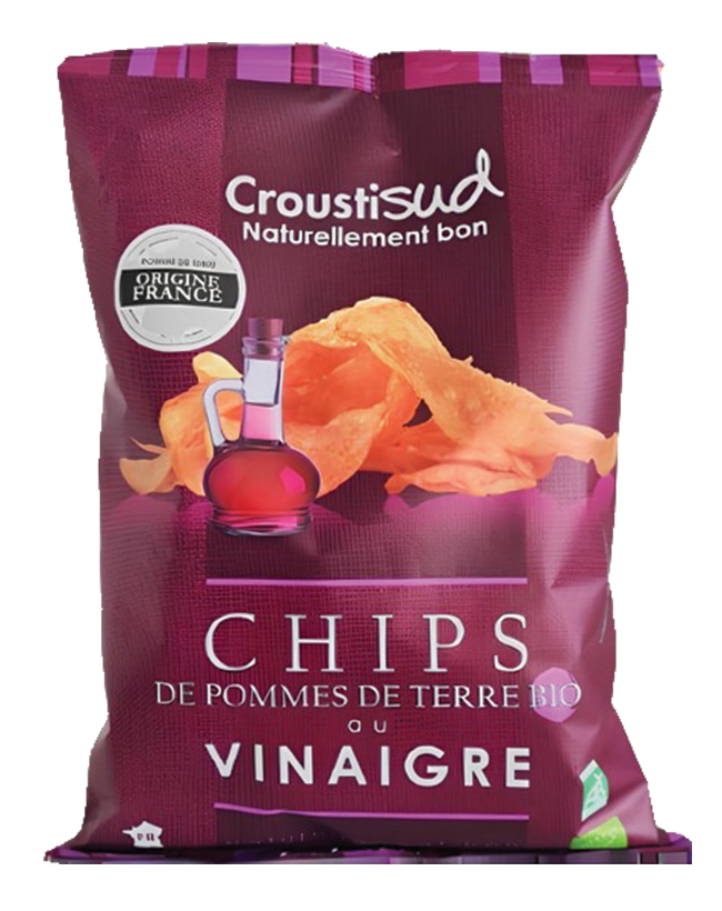 Chips de pommes de terre au vinaigre - 100g