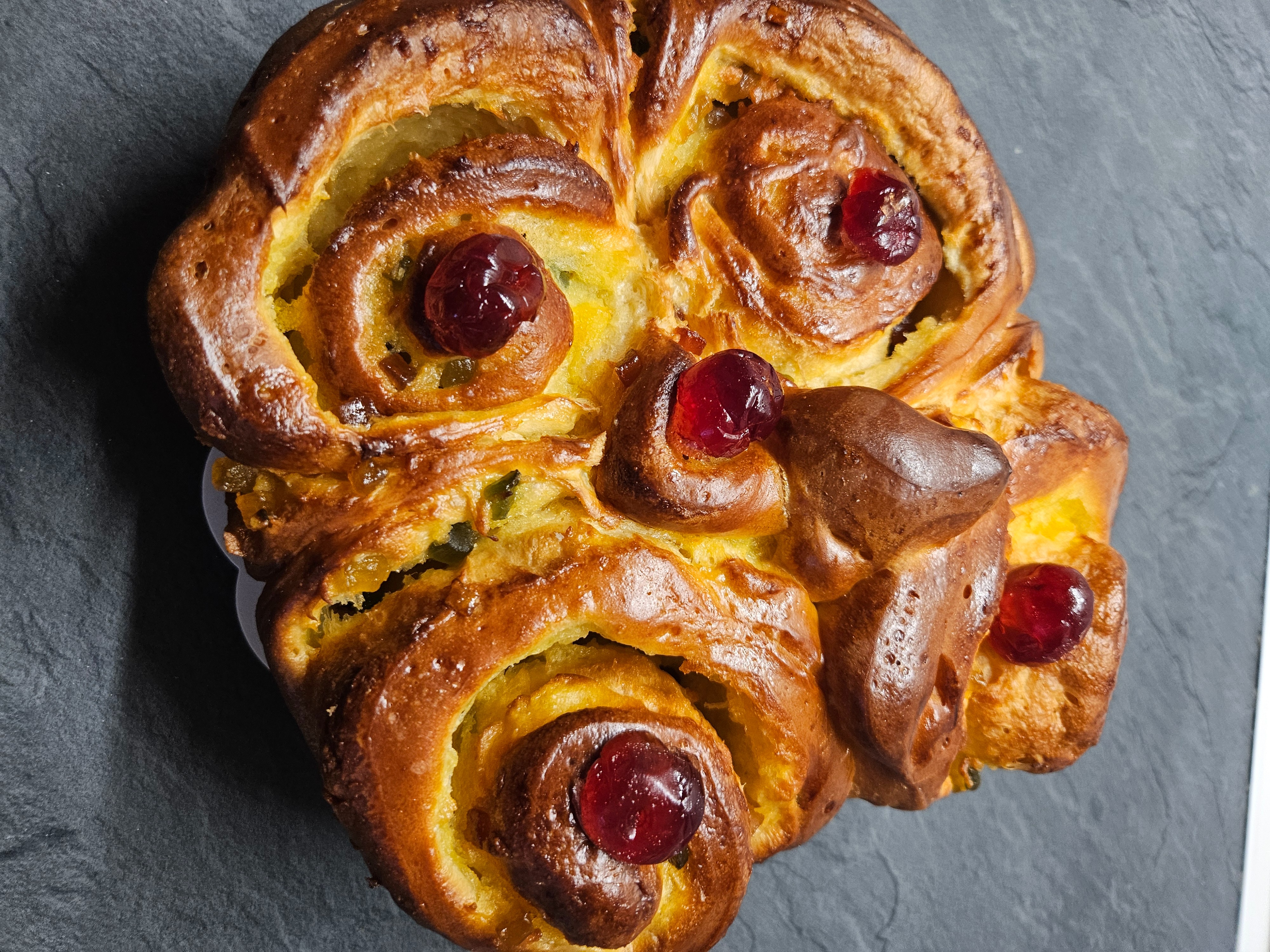 Brioche Chinois Fruits Confits