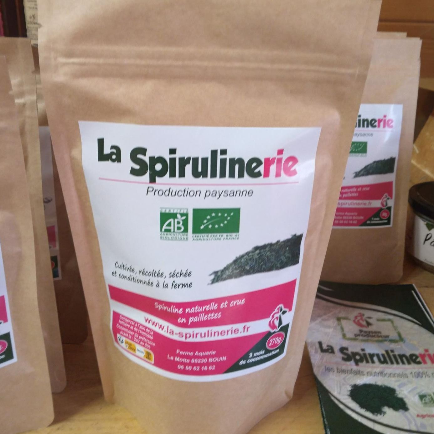 Spiruline en paillettes - 90g