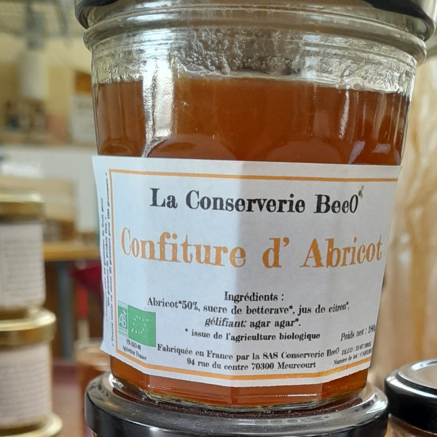 Confiture D'Abricot 180gr Bio