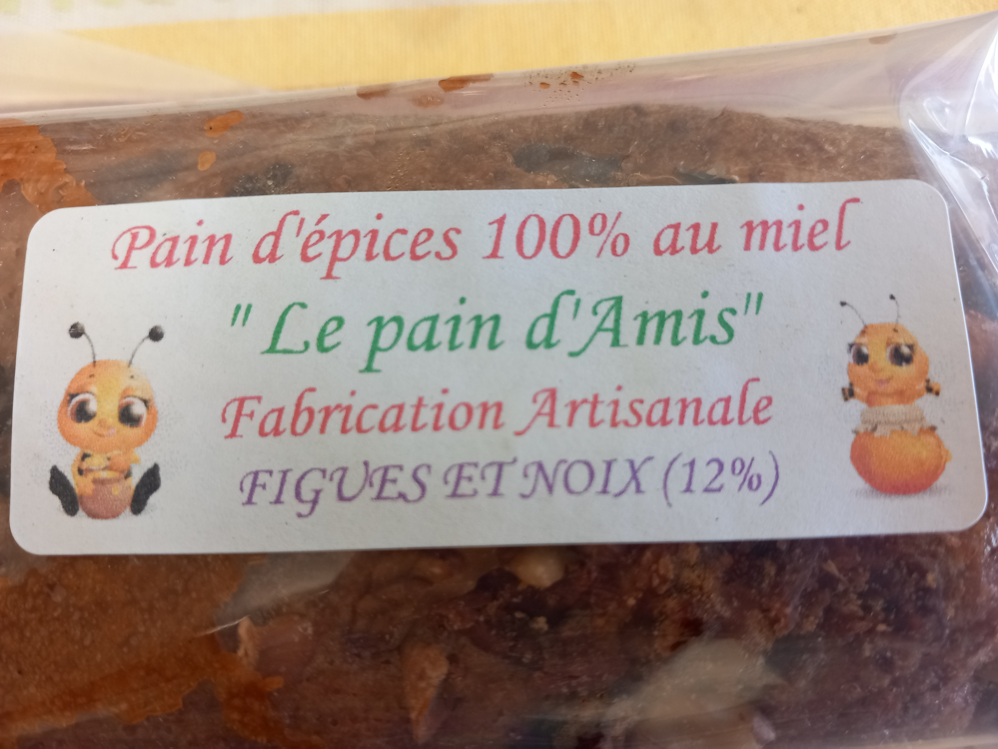 Pain d'épices FIGUE NOIX - 270g